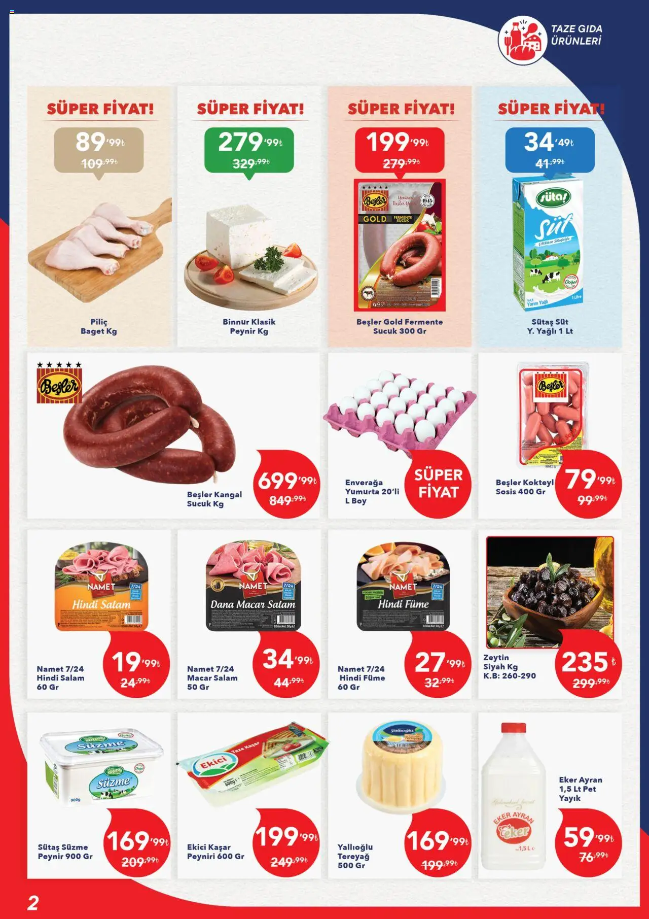 Kim Market Katalog - 18.09.2025 tarihinden itibaren geçerlidir | Sayfa: 2 | Ürünler: Yumurta, Ekici, Zeytin, Hindi füme
