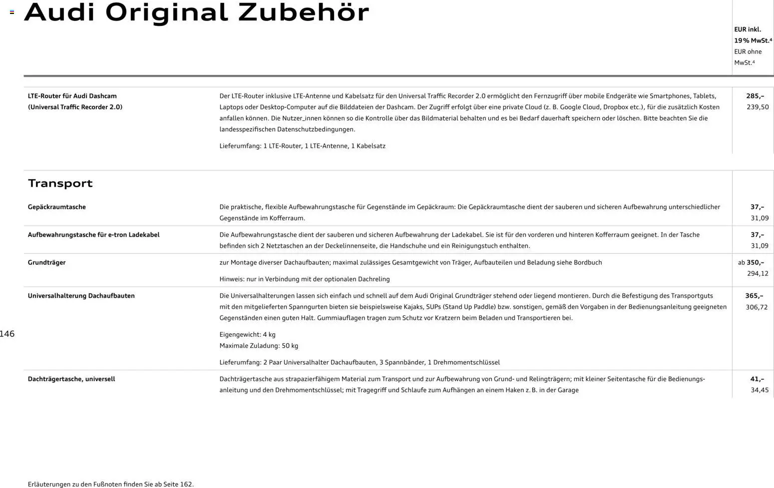 Audi Prospekt 	 – gültig ab 28.10.2025 | Seite: 146
