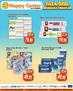 Happy Center Katalog - 23.07.2025 tarihinden itibaren geçerlidir | Sayfa: 16 | Ürünler: Çöp torbası, Tuvalet, Sos, Limon