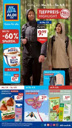 Aldi Süd Prospekt 	 gültig ab dem 01.09.2025