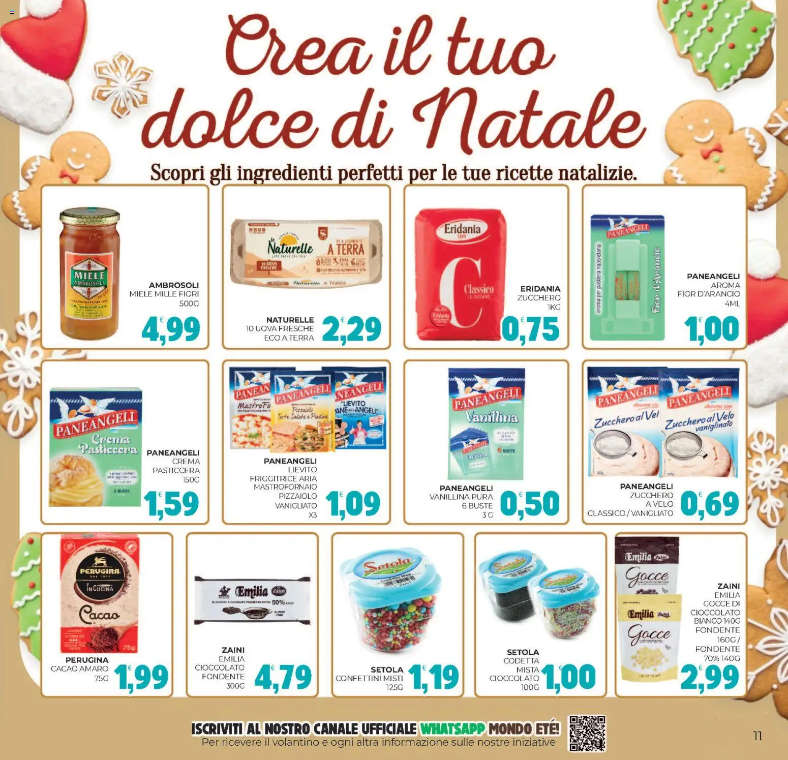 Volantino Eté del 12.12.2025 | Pagina: 11 | Prodotti: Uova, Cacao, Miele, Terra