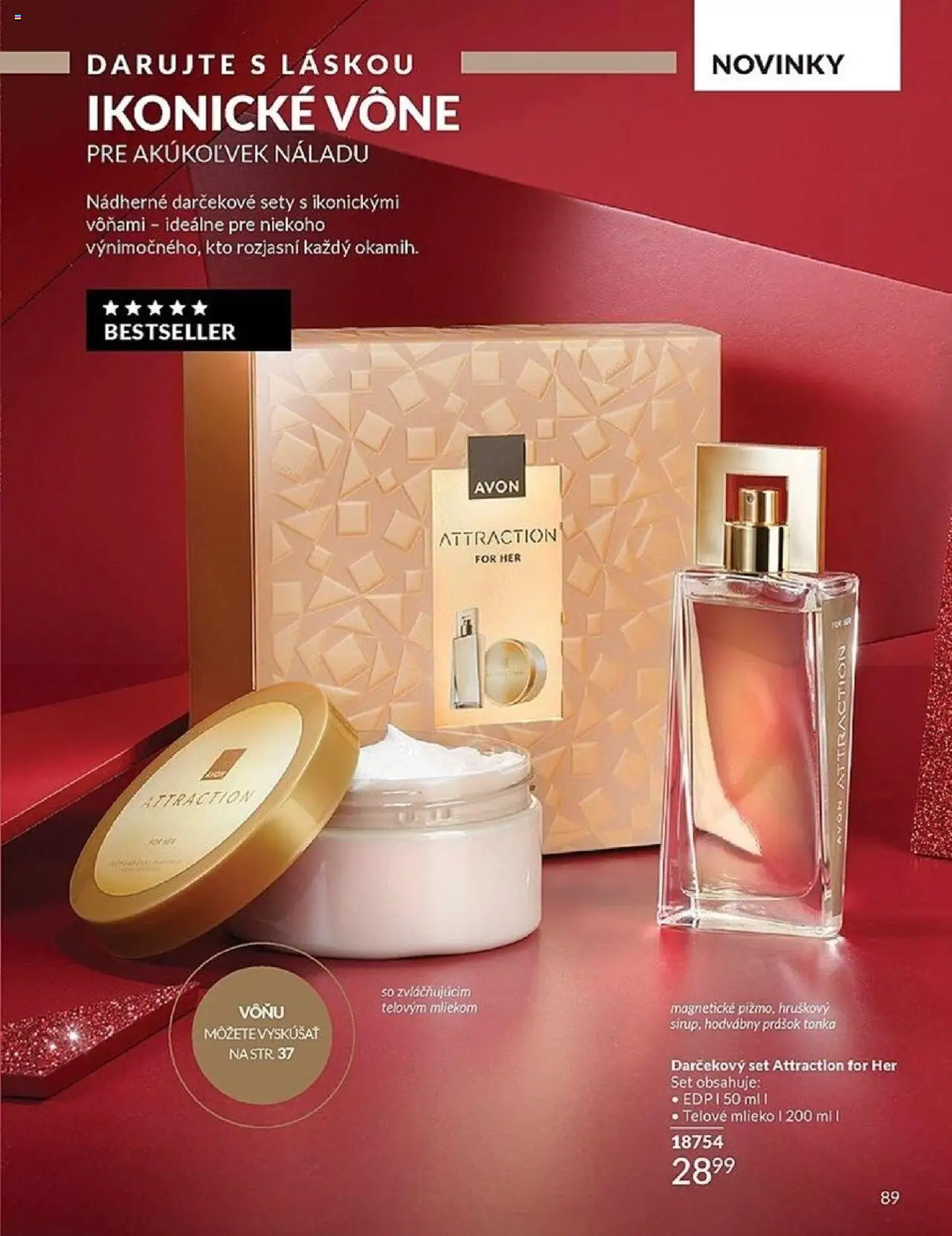 Nové Avon akcie – leták je platný od 01.10.2025 | Strana: 89 | Produkty: Mlieko, Telové mlieko