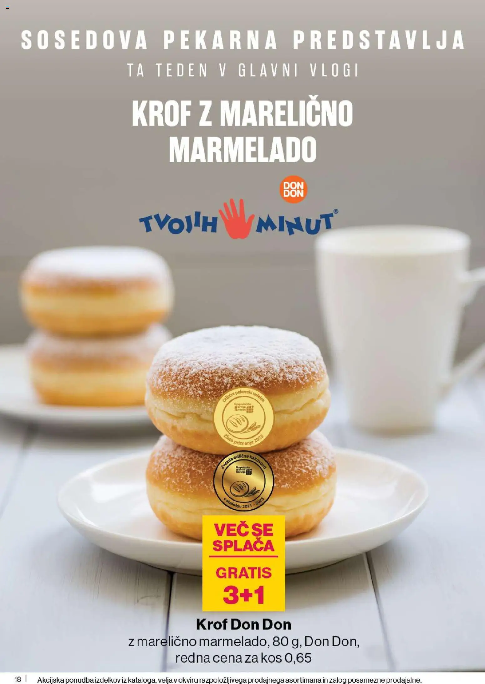 Novi Mercator katalog ponudbe – veljaven od 13.11.2025 | Stran: 18 | Izdelki: Pekarna, Kos