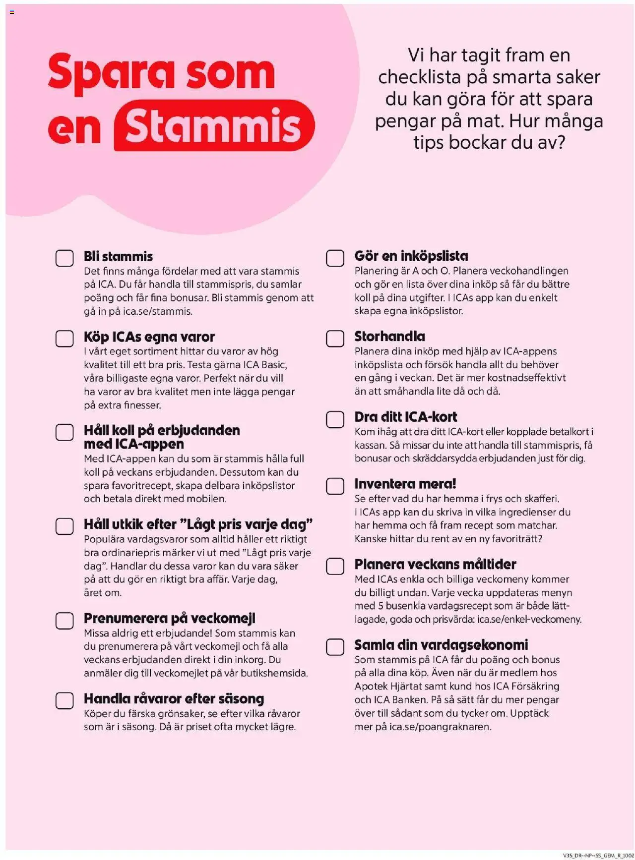 ICA Supermarket reklamblad aktuell från 25.08.2025 | Sida: 7 | Produkter: Häll, Frys