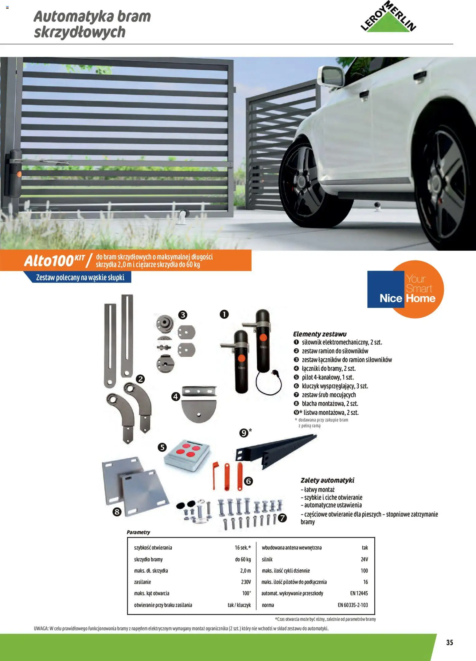 Leroy Merlin gazetka - Ogrodzenia Polbram od 09.03.2026 | Strona: 35