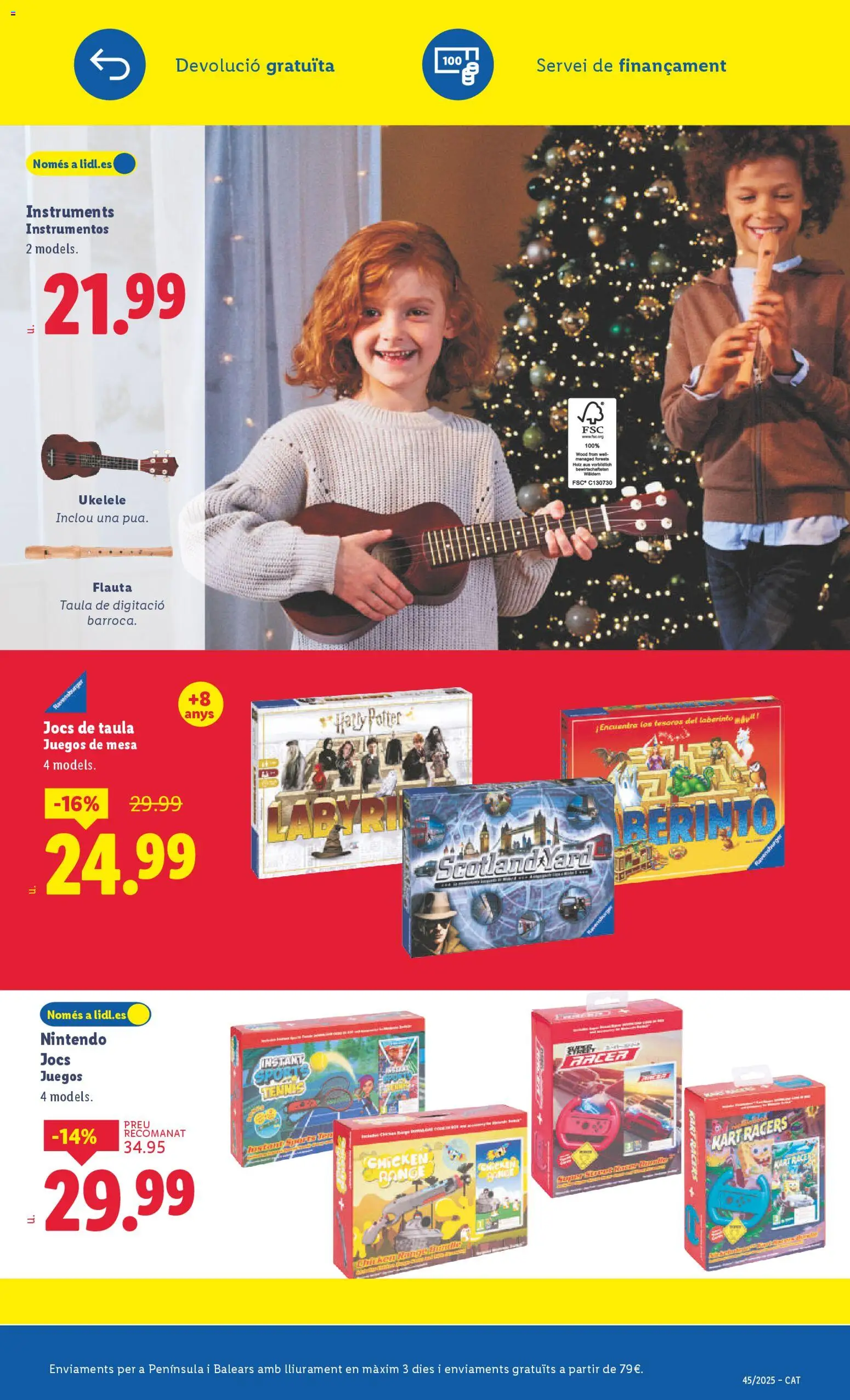Lidl folleto de bazar │ válido desde el 03.11.2025 | Página: 3 | Productos: Nintendo, Juegos de mesa, Mesa