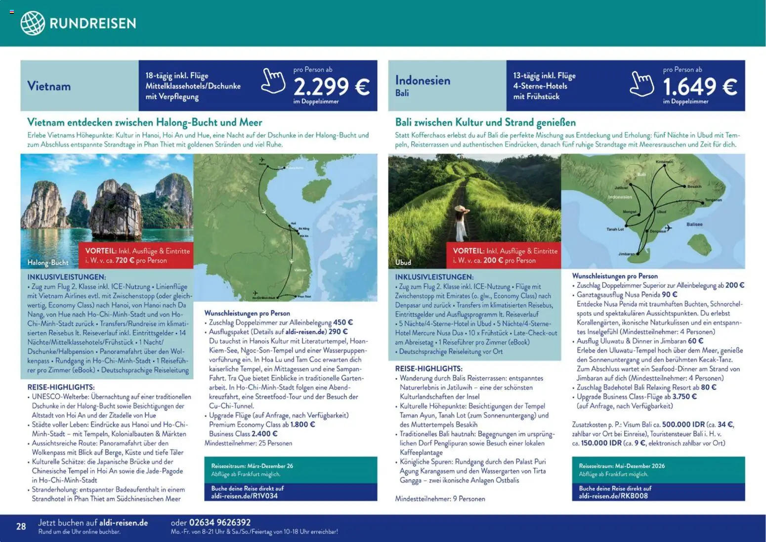 Aldi Reisen Unsere Traumreisen – gültig ab 01.01.2026 | Seite: 28