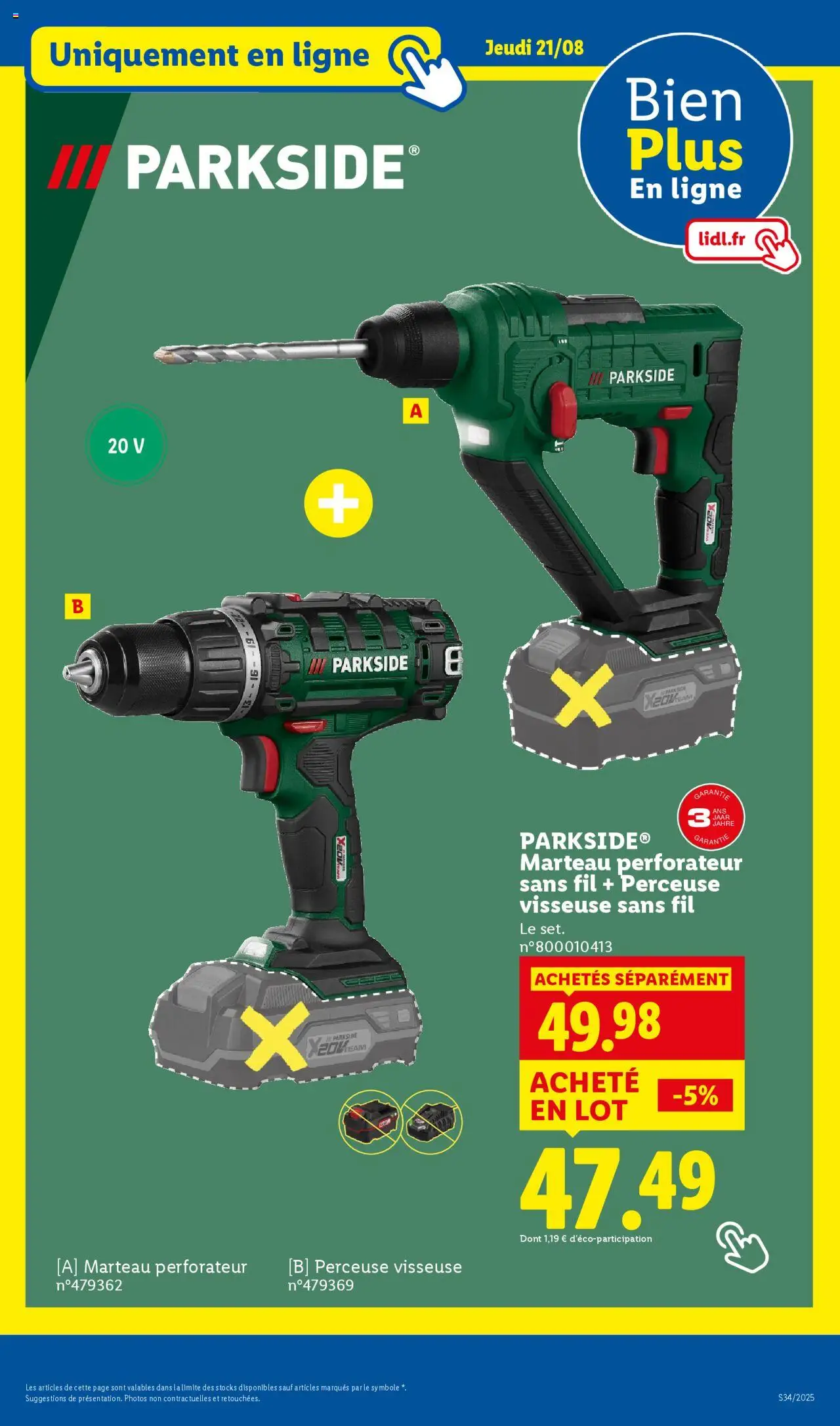  | Page: 23 | Produits: Perceuse, Marteau, Perceuse Visseuse