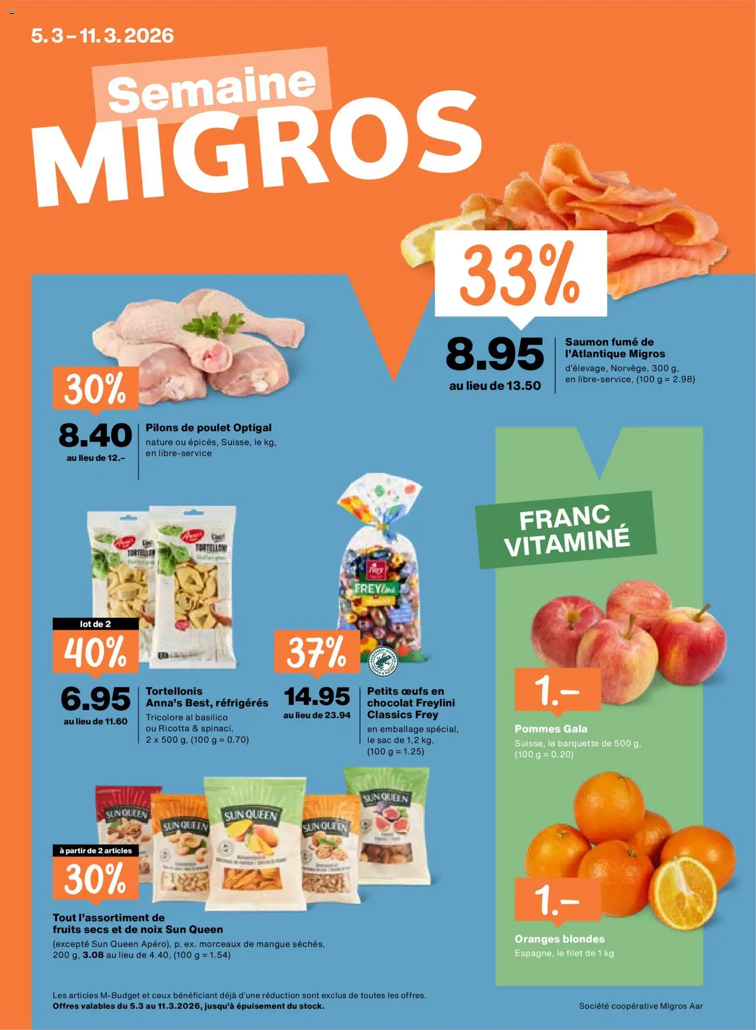 Migros aktionen FR – gültig ab 03.03.2026 | Seite: 1