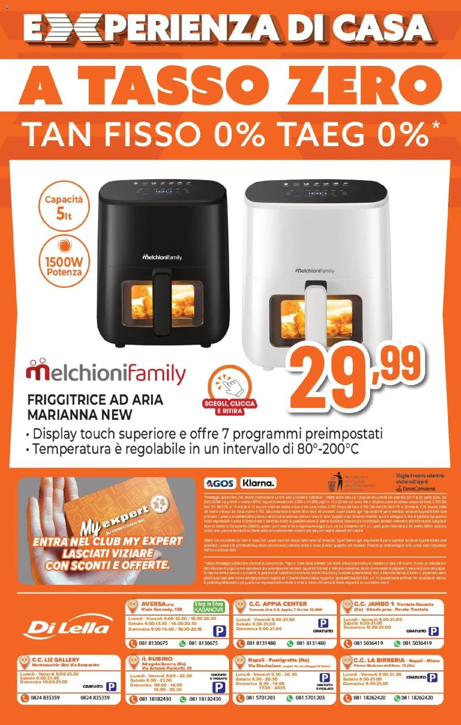 Volantino Expert del 09.04.2026 | Pagina: 27 | Prodotti: Friggitrice ad aria, Friggitrice