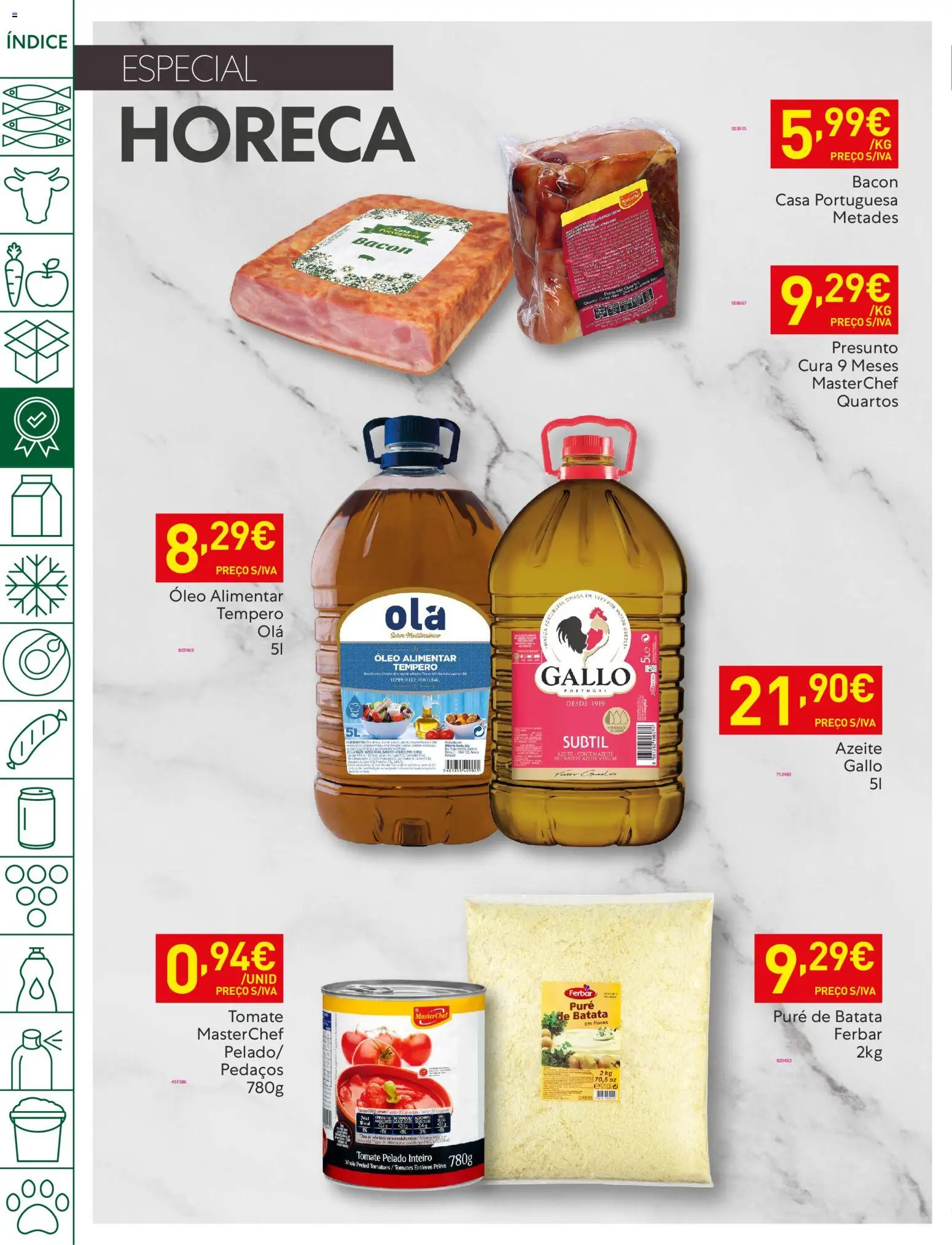 Recheio folheto │ válido de 13.01.2026 | Página: 12 | Produtos: Batata, Azeite, Óleo, Presunto