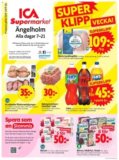 ICA Supermarket - Ängelholm - Förhandsvisning av reklamblad från butik ICA Supermarket aktuell från 08.09.2025