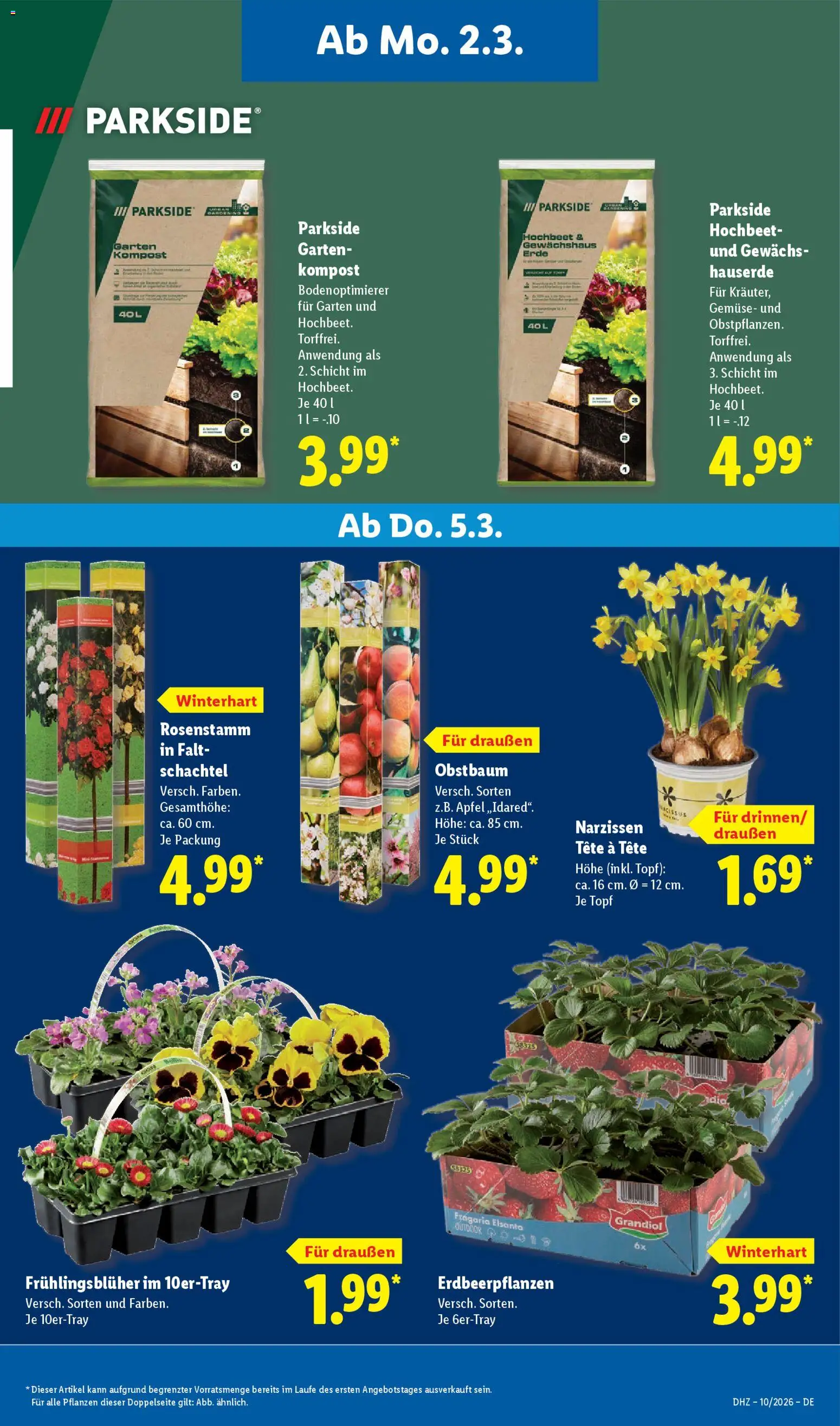 Lidl Prospekt Hilders – gültig ab 02.03.2026 | Seite: 21 | Produkte: Hochbeet, Äpfel, Gemüse
