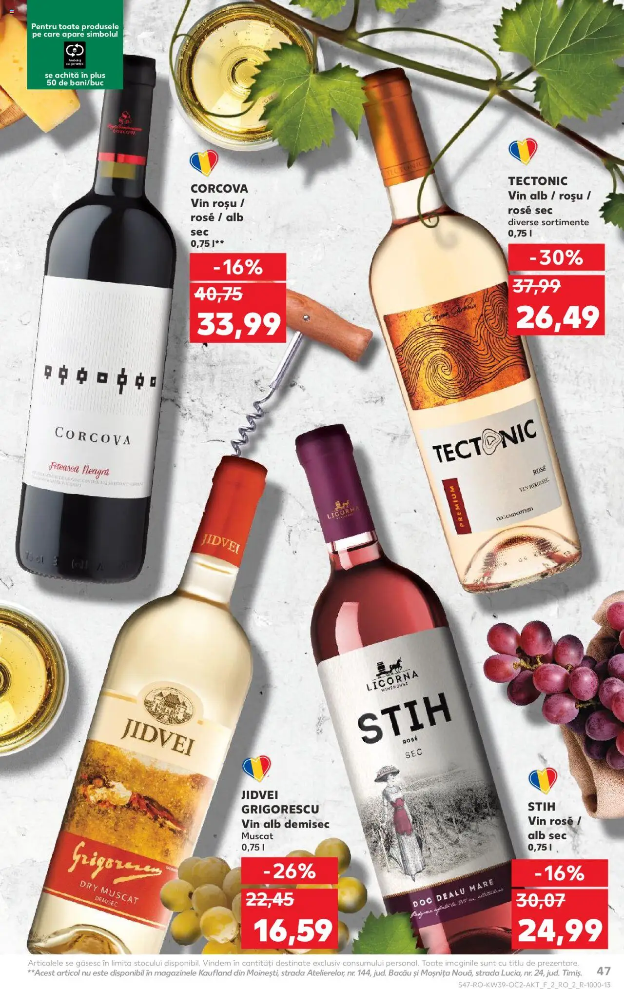 Kaufland RO akciós ujság - amely érvényes a következő dátumtól: 24.09.2025 | Oldal: 47