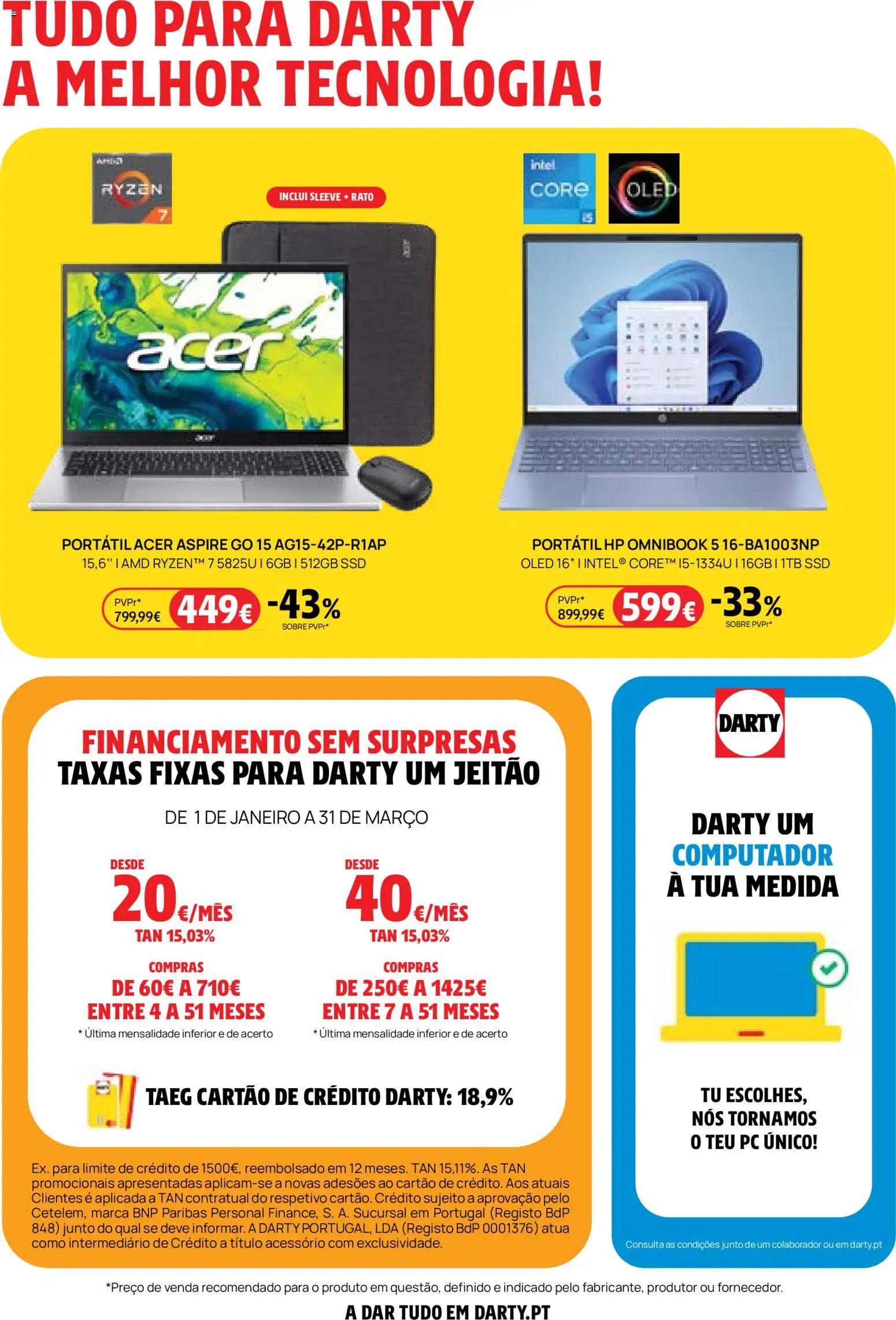 Darty folheto │ válido de 27.03.2026 | Página: 11 | Produtos: PC, Computador