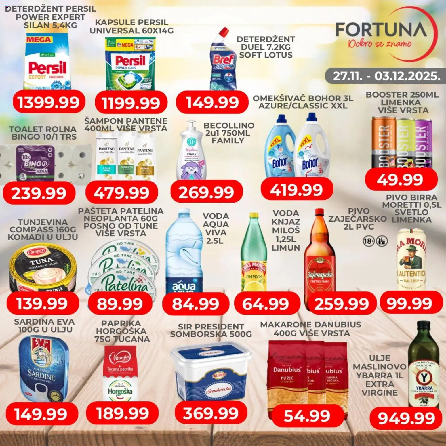 Fortuna Market katalog - važi od 27.11.2025 | Strana: 2 | Proizvode: Šampon, Voda, Limun, Persil