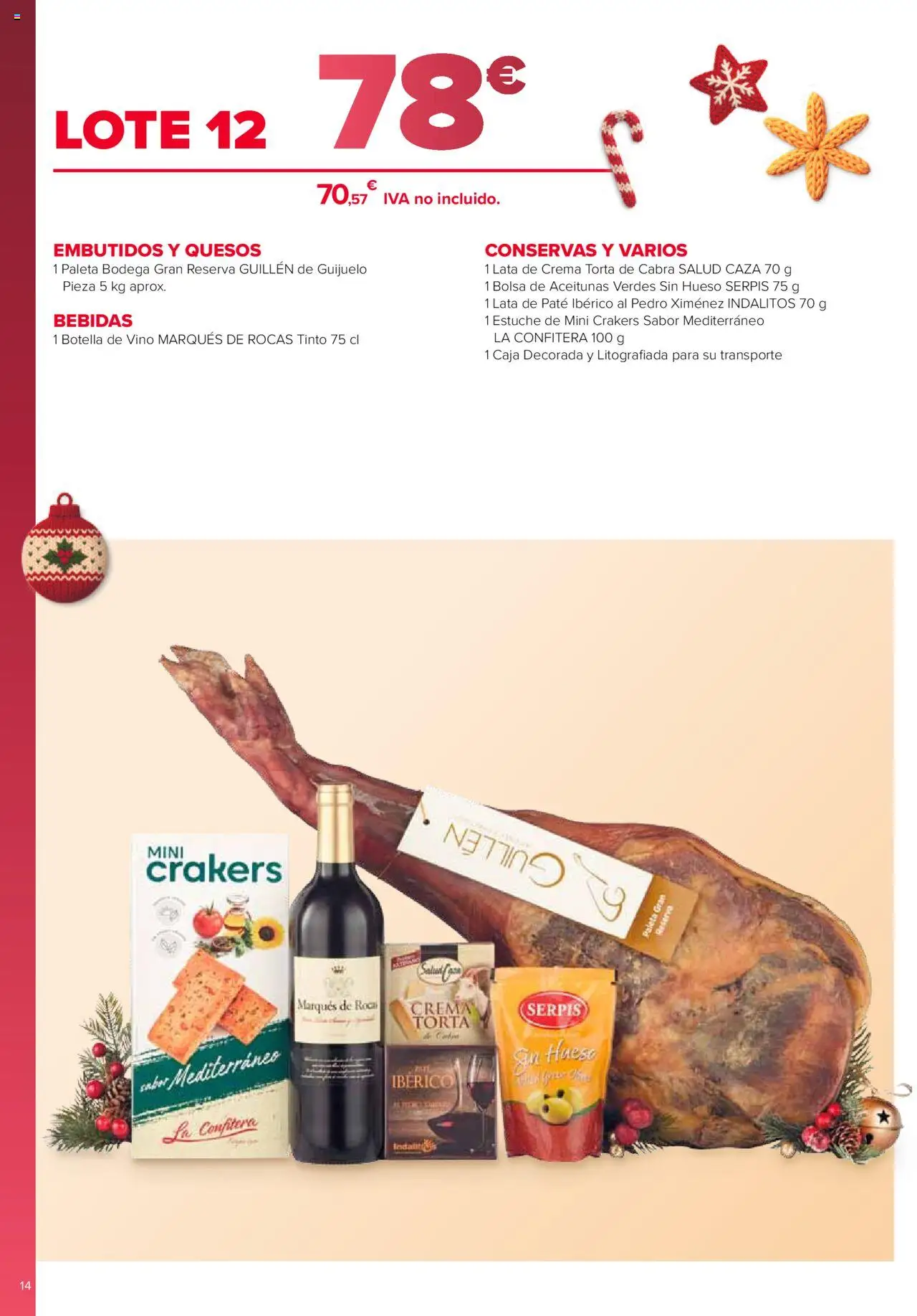 Carrefour - Cestas │ válido desde el 18.10.2025 | Página: 14 | Productos: Vino, Crema, Bolsa, Caja