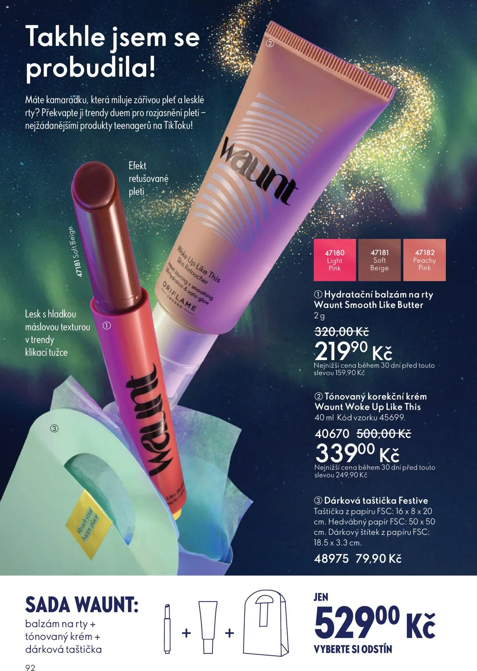 Oriflame Black Friday od 12.11.2025 | Strana: 92 | Produkty: Balzám na rty, Krém