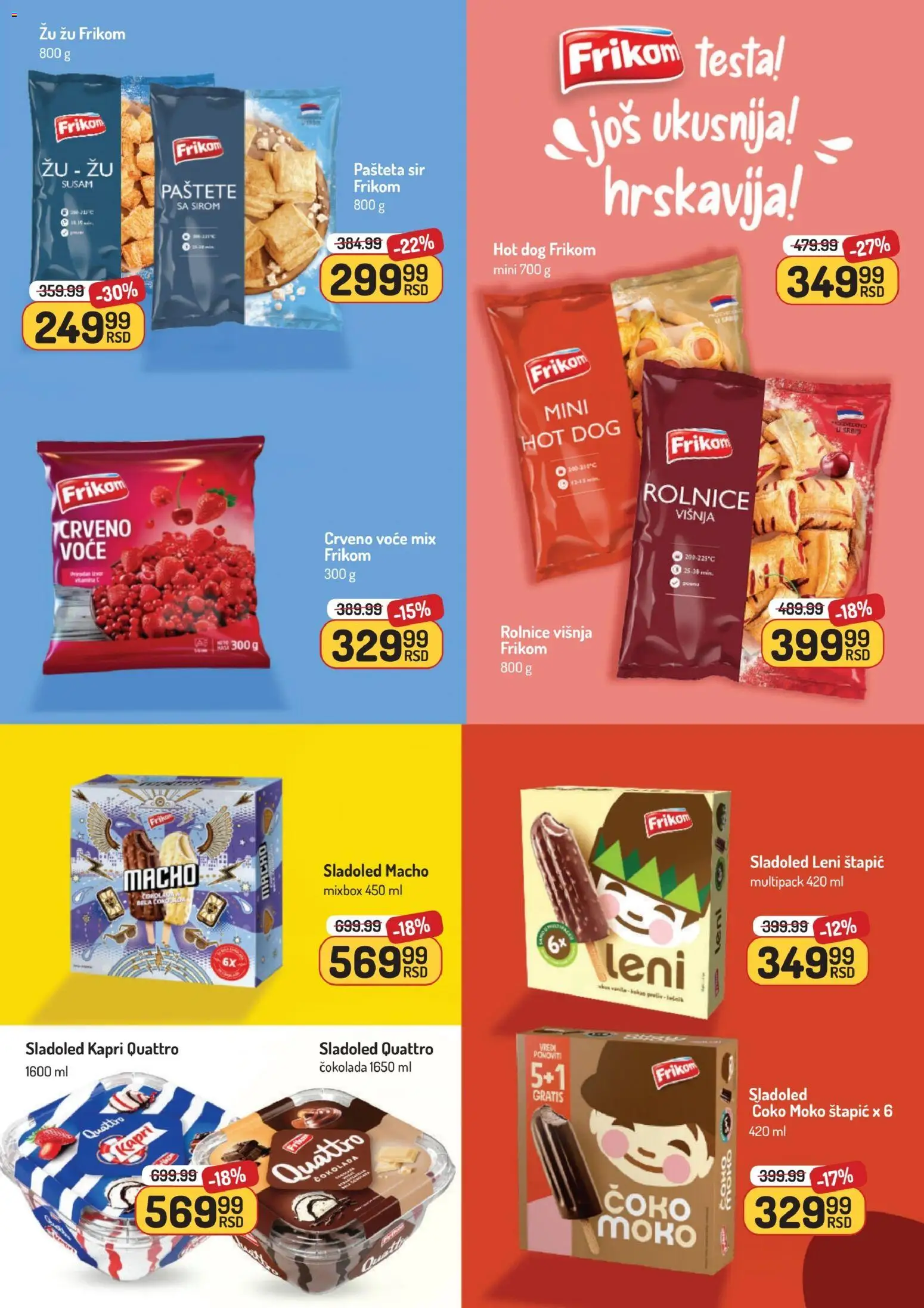 Aman katalog - važi od 05.01.2026 | Strana: 17 | Proizvode: Višnja, Čokolada, Hot dog, Pašteta