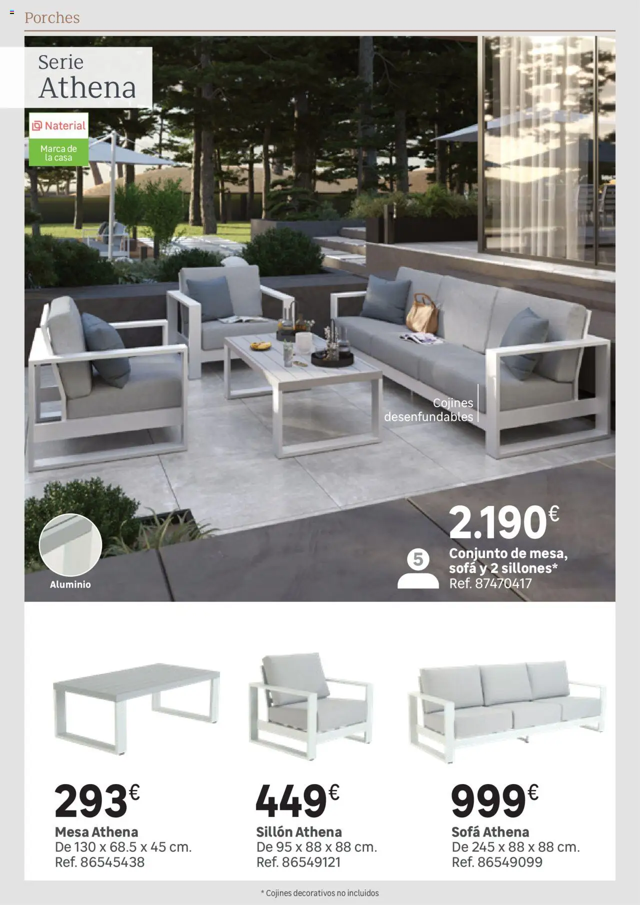 Leroy Merlin catálogo │ válido desde el 25.03.2025 | Página: 108 | Productos: Sofá, Sillón, Mesa