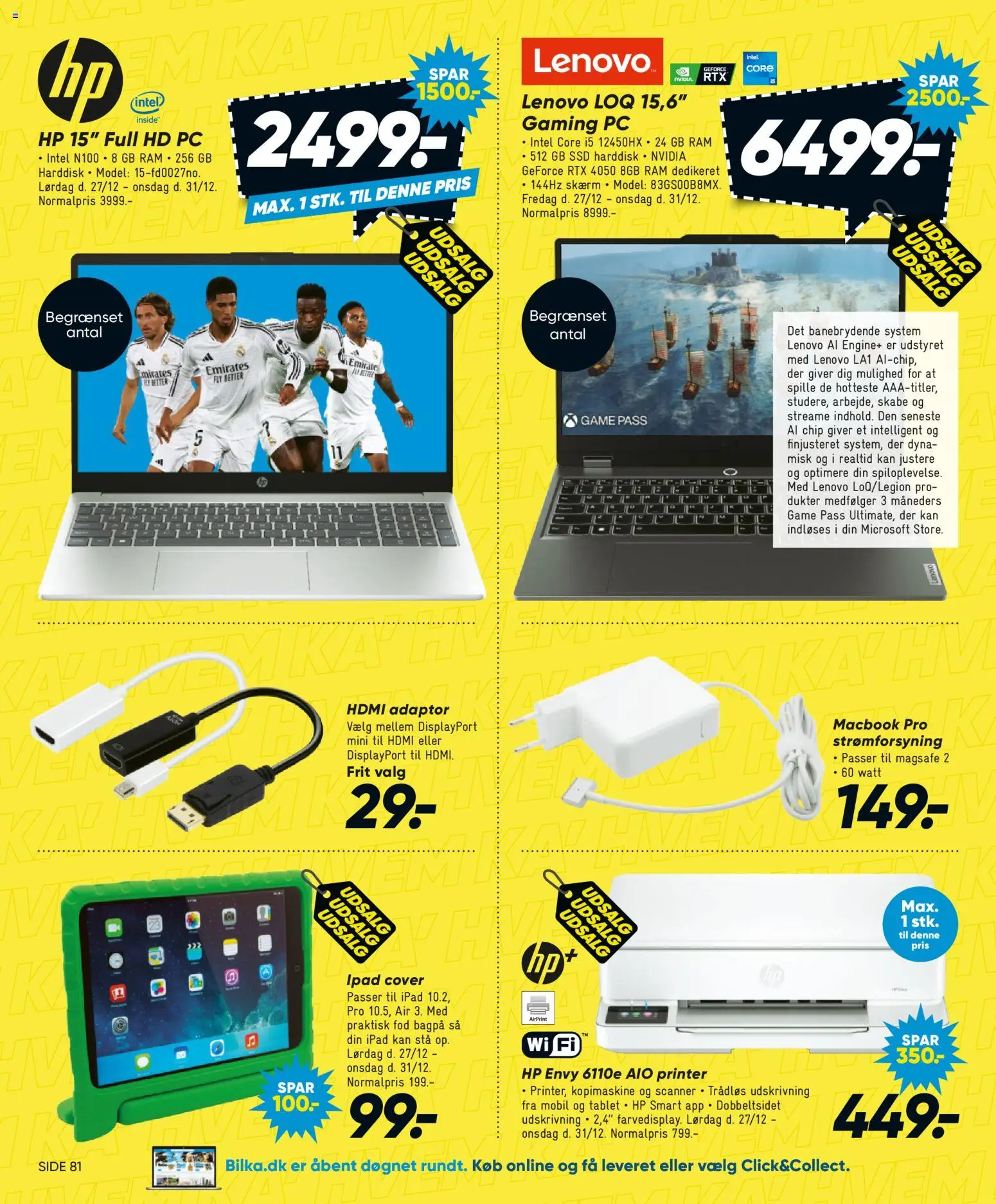 Bilka tilbudsavis – gyldig fra 25.12.2025 | Side: 10 | Produkter: Skærm, Gaming PC, Harddisk, SSD