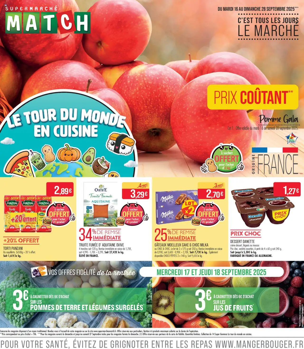  | Page: 1 | Produits: Pomme, Pommes, Crème, Pommes de terre