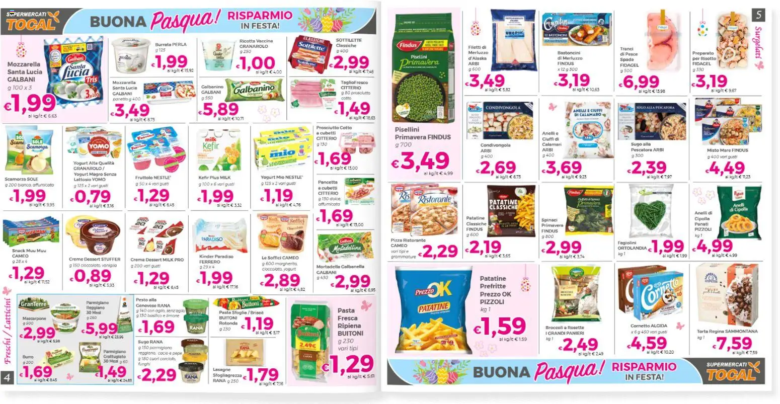 Volantino Tocal del 27.03.2026 | Pagina: 3 | Prodotti: Pancetta, Prosciutto, Mascarpone, Parmigiano
