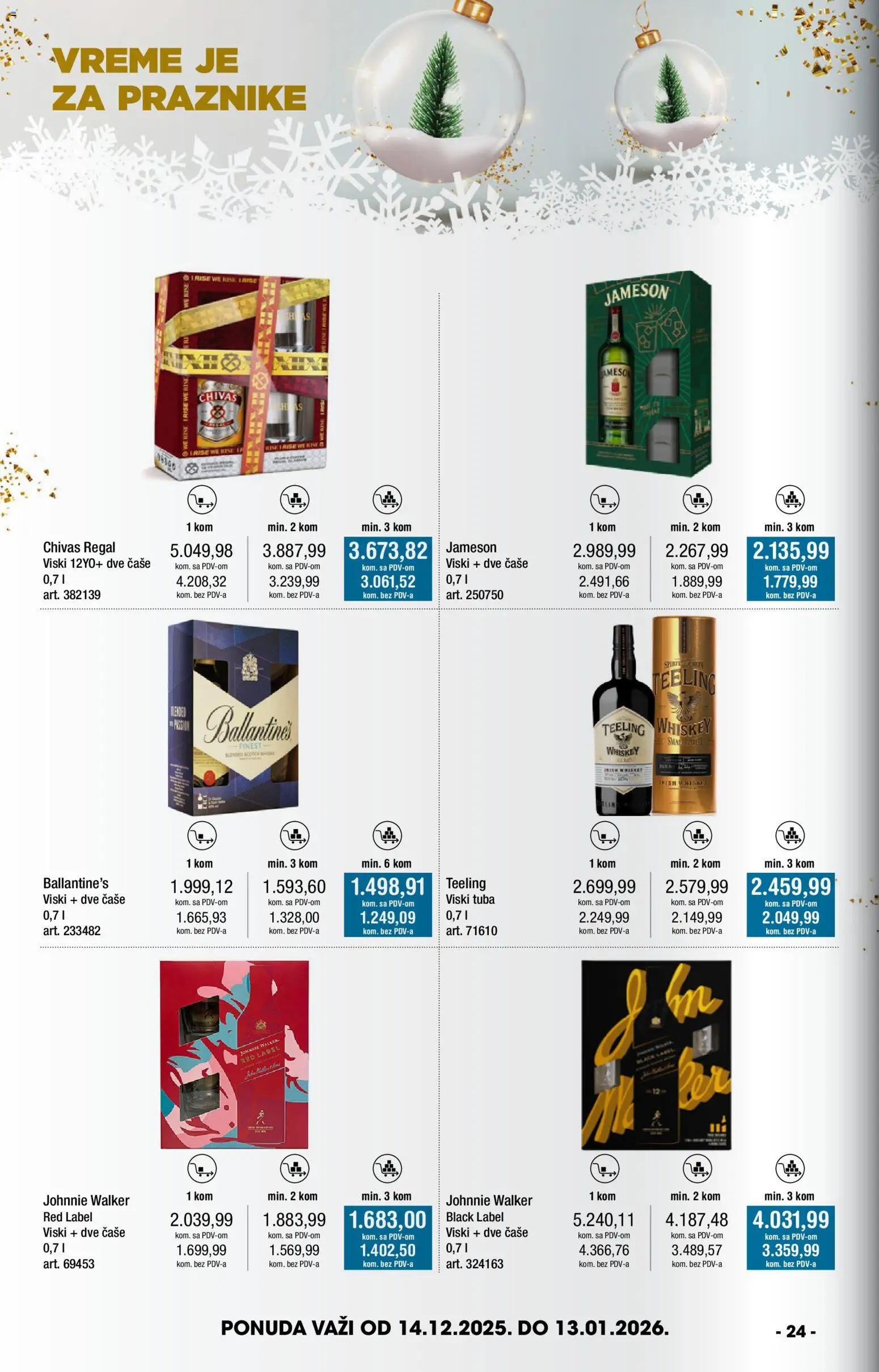 Metro katalog - važi od 14.12.2025 | Strana: 24 | Proizvode: Jameson, Viski