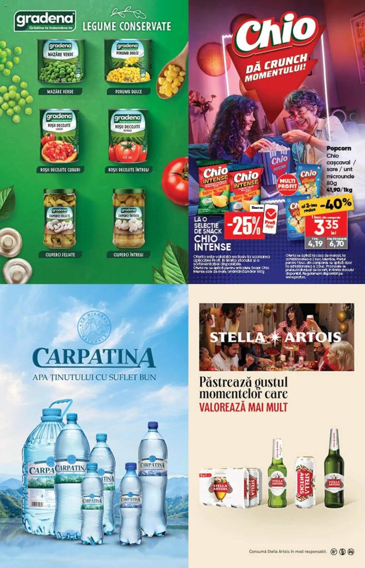 Noul catalog Profi – valabil de la 26.11.2025 | Pagină: 9 | Produse: Mazăre, Cașcaval, Unt, Porumb