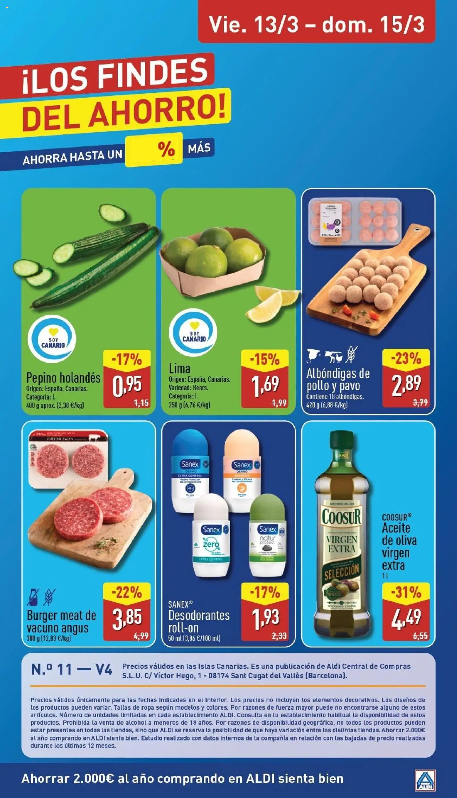 Aldi folleto Canarias │ válido desde el 09.03.2026 | Página: 34 | Productos: Στιγμιαίος καφές, Lima, Aceite de oliva, Ropa