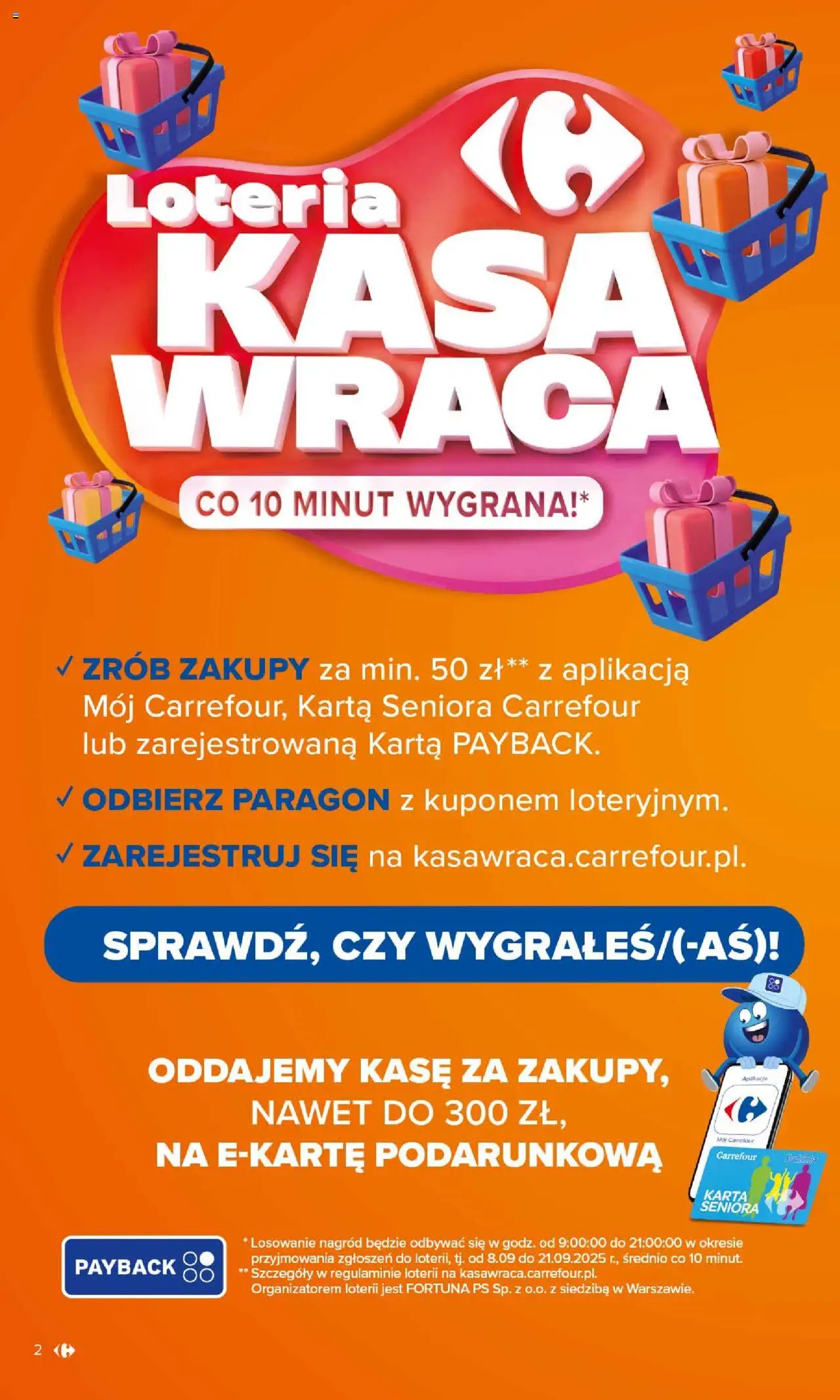 Carrefour Gazetka od 15.09.2025 | Strona: 2 | Produkty: Karta