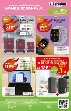 Biedronka gazetka - Okazje tygodnia od 28.07.2025 | Strona: 35 | Produkty: Tablet, Klawiatura, Lampki, Lampka biurkowa
