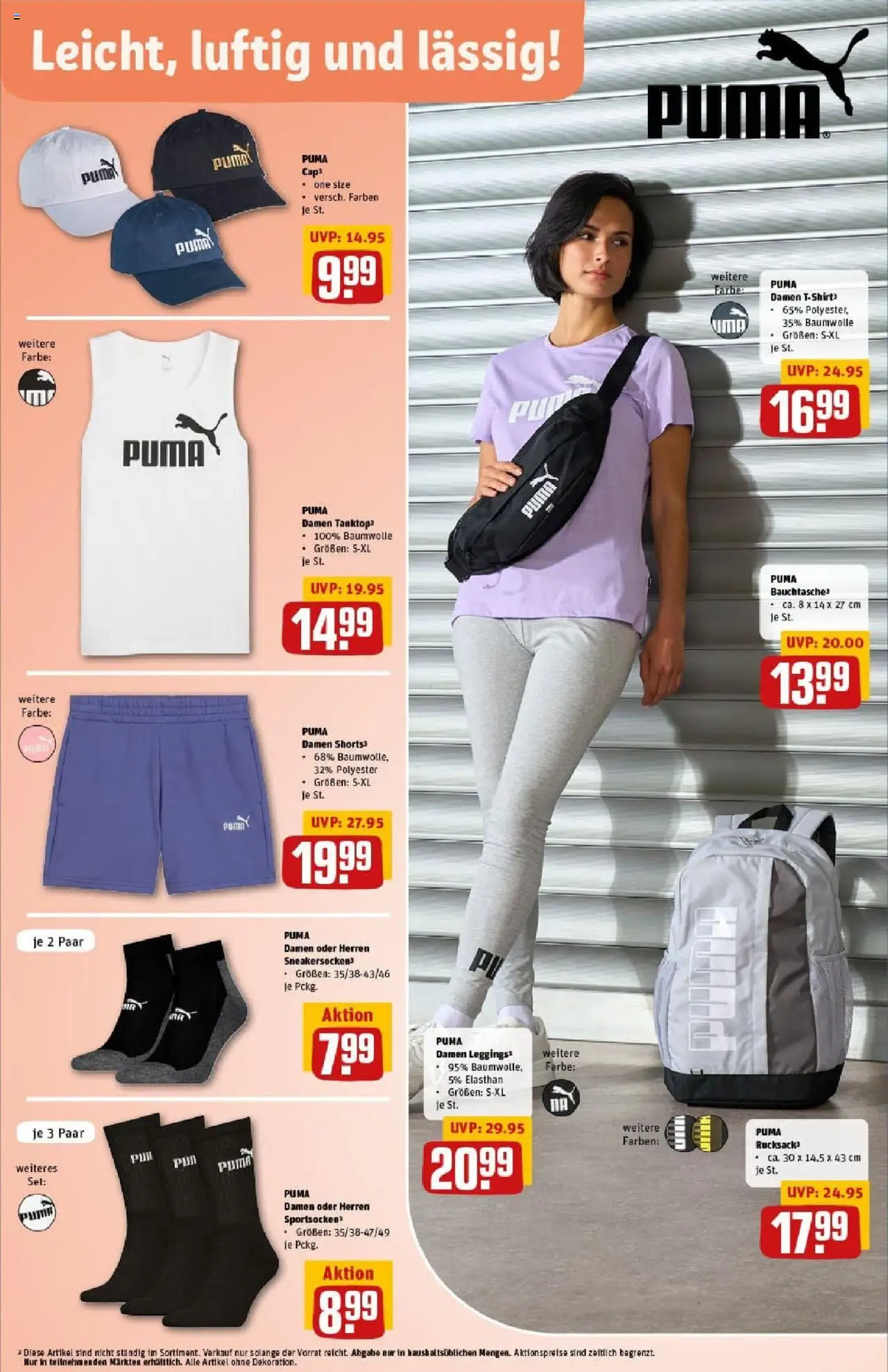 Rewe prospekt Heppenheim	 - gültig ab dem 06.07.2025 | Seite: 36 | Produkte: Top, T-Shirt, Leggings, Rucksack