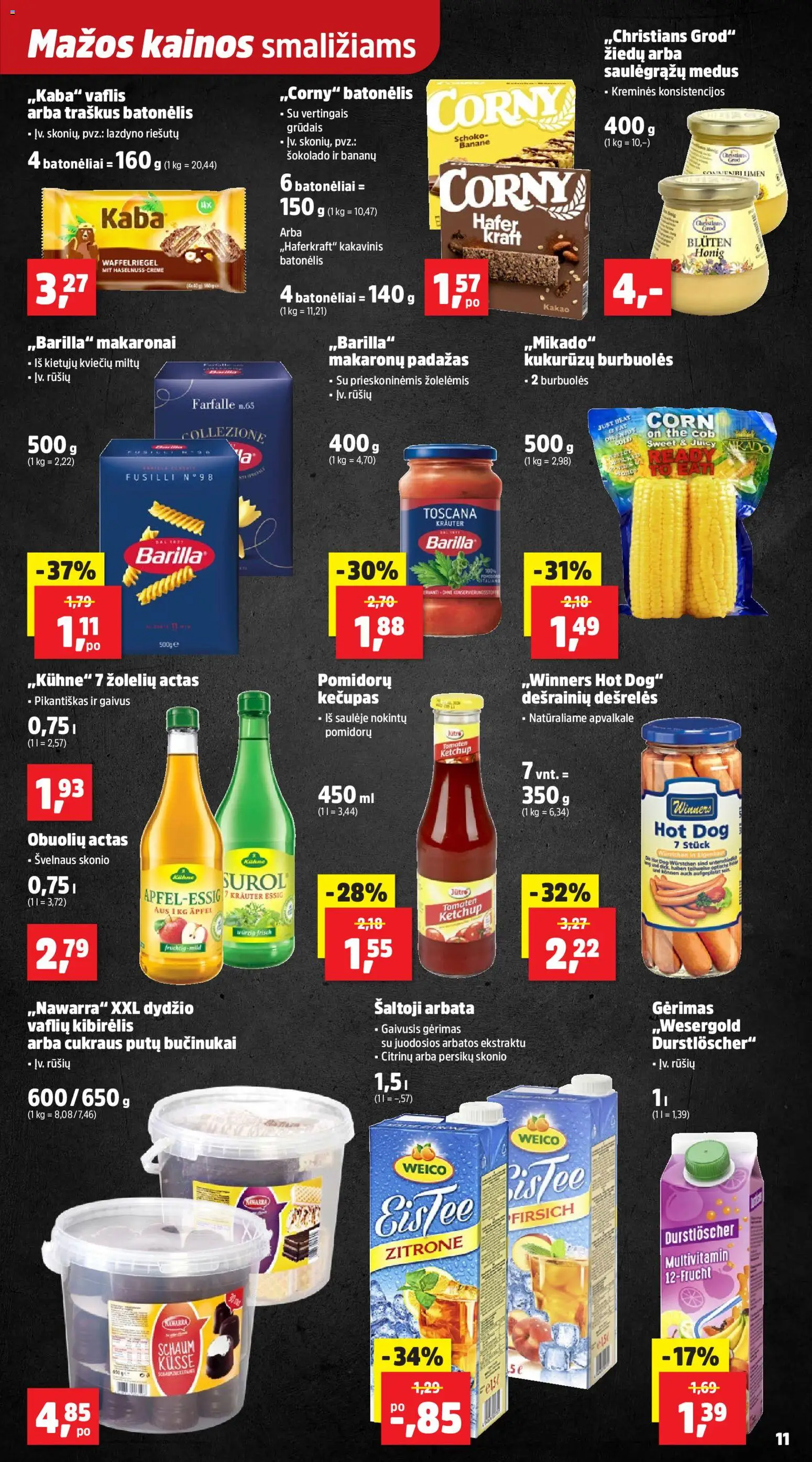 Thomas Philipps akcijos nuo 07.04.2026 | Puslapis: 11 | Prekių: Gaivusis gėrimas, Dešrelės, Arbata, Kečupas