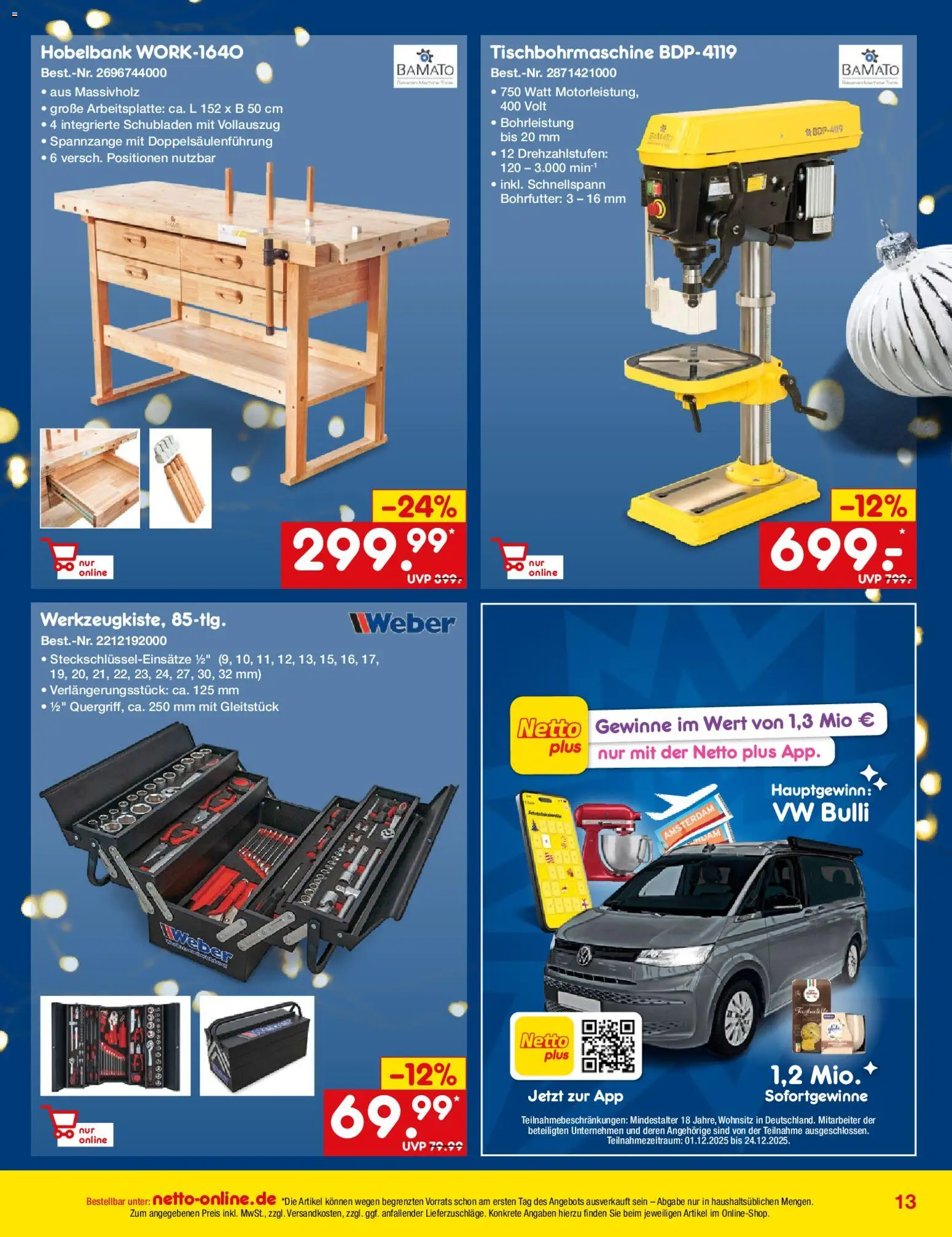 Netto Marken-Discount Online-Angebote Dezember – gültig ab 01.12.2025 | Seite: 13