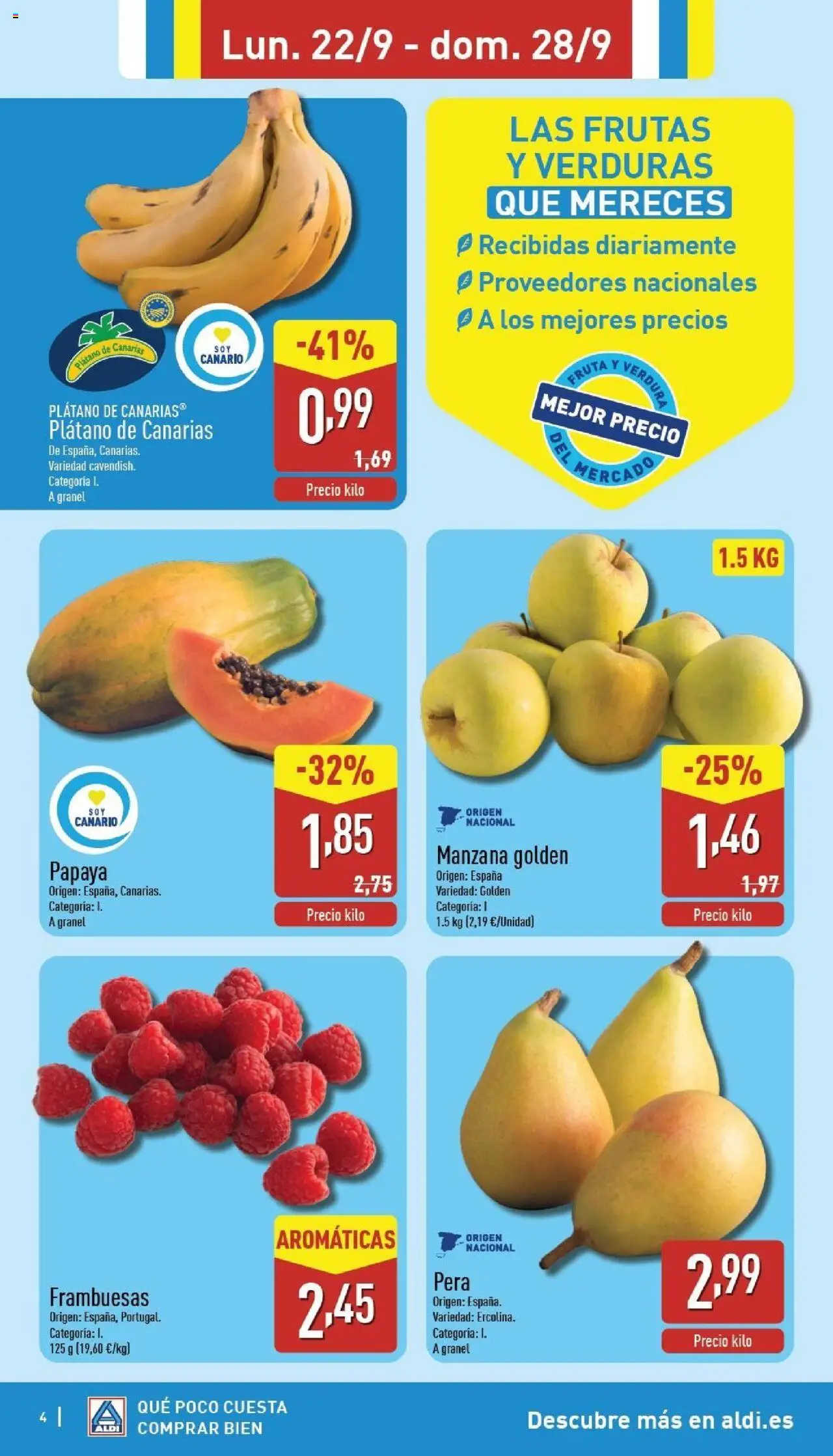 Aldi folleto Canarias │ válido desde el 22.09.2025 | Página: 4
