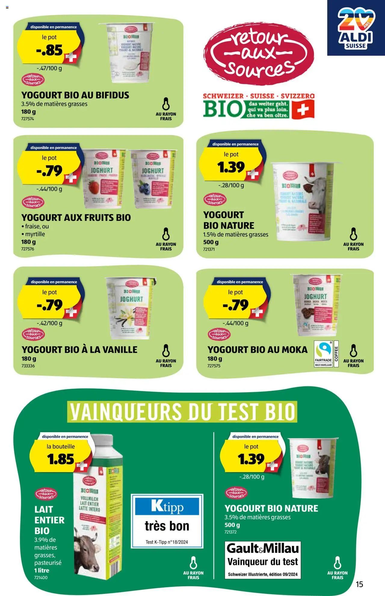 Aldi Aktionen FR – gültig ab 11.09.2025 | Seite: 16 | Produkte: Joghurt
