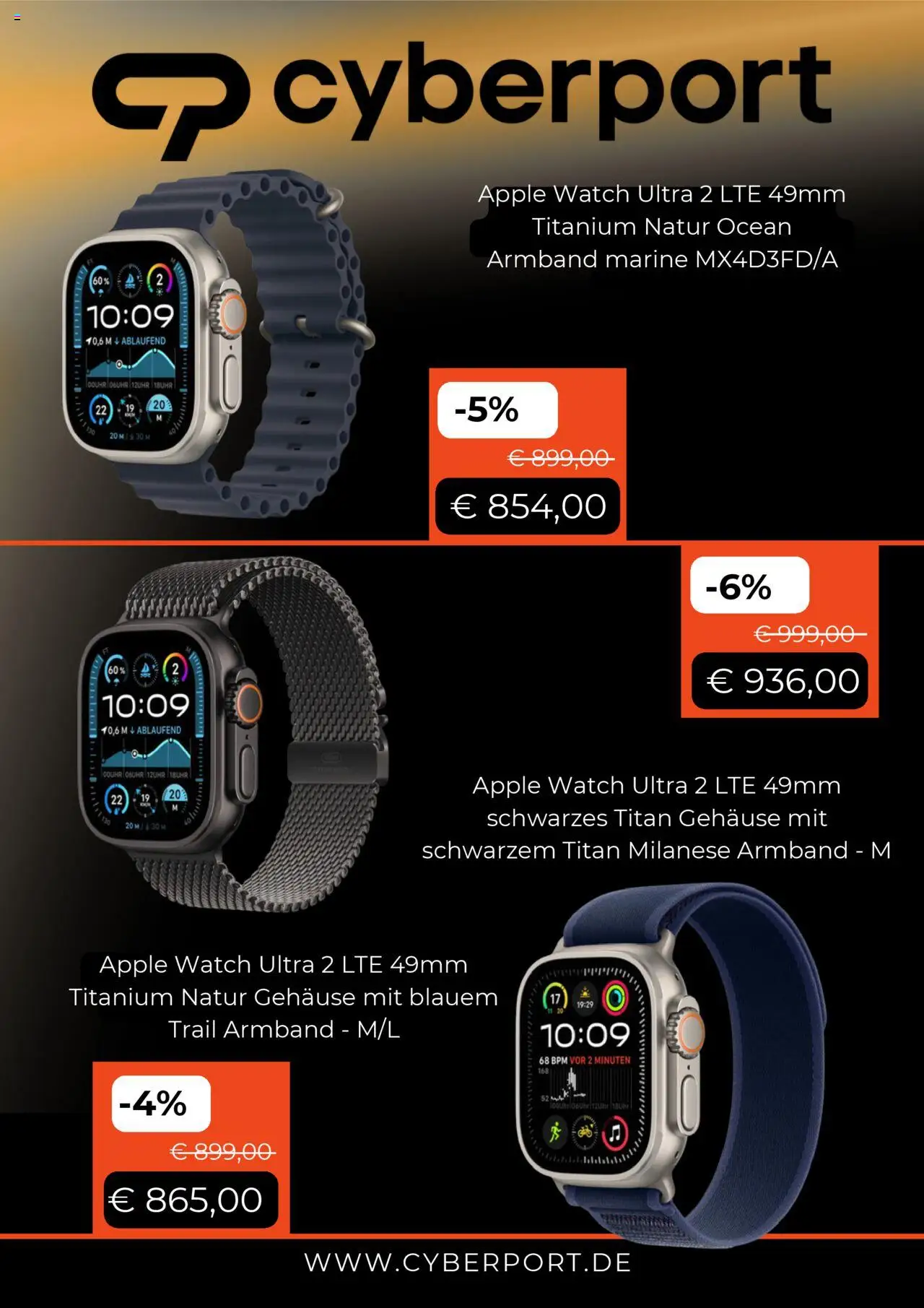 Cyberport Prospekt 	 - gültig ab dem 14.08.2025 | Seite: 4 | Produkte: Apple watch, Apple