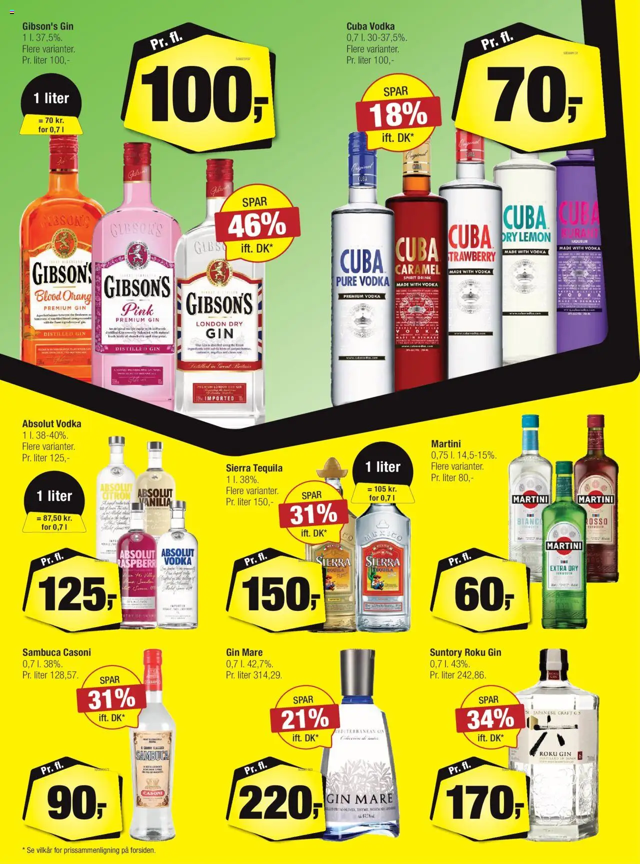 Calle tilbudsavis – gyldig fra 22.10.2025 | Side: 21 | Produkter: Gin, Vodka, Is