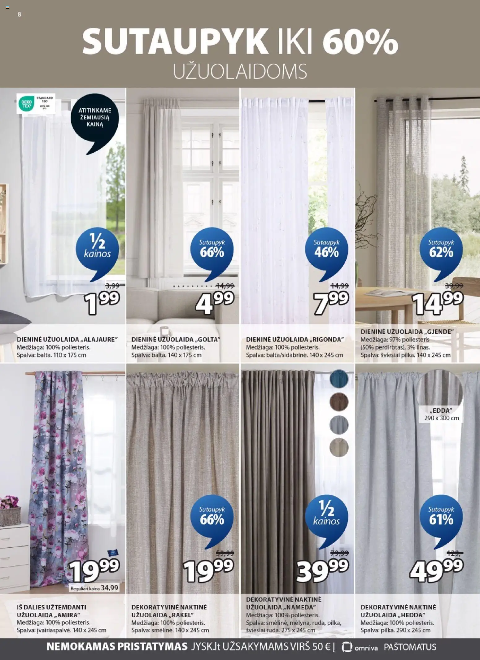 JYSK akcijos nuo 17.03.2026 | Puslapis: 8