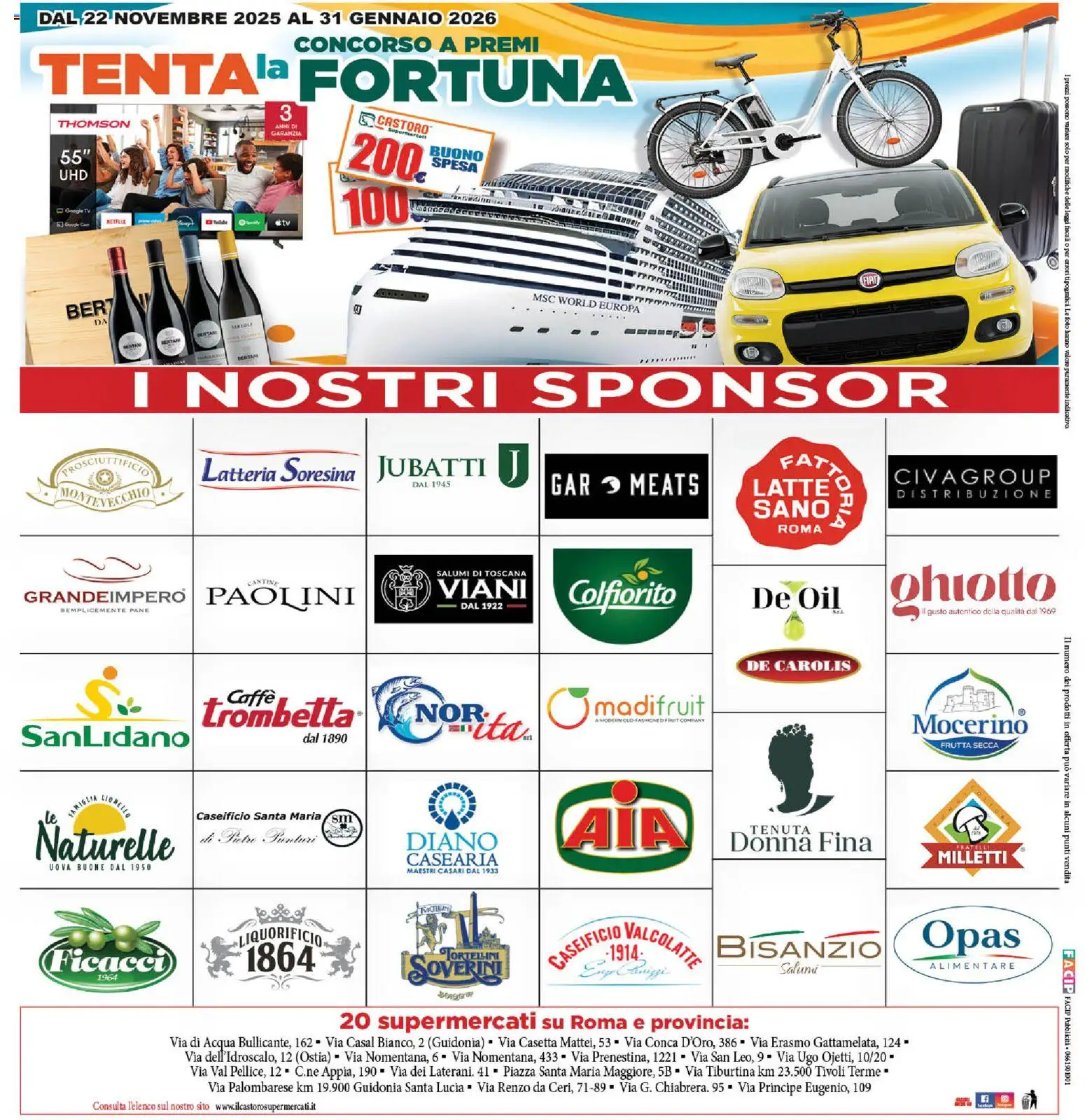 Volantino Il Castoro del 27.12.2025 | Pagina: 24 | Prodotti: Uova, Frutta, Latte, TV