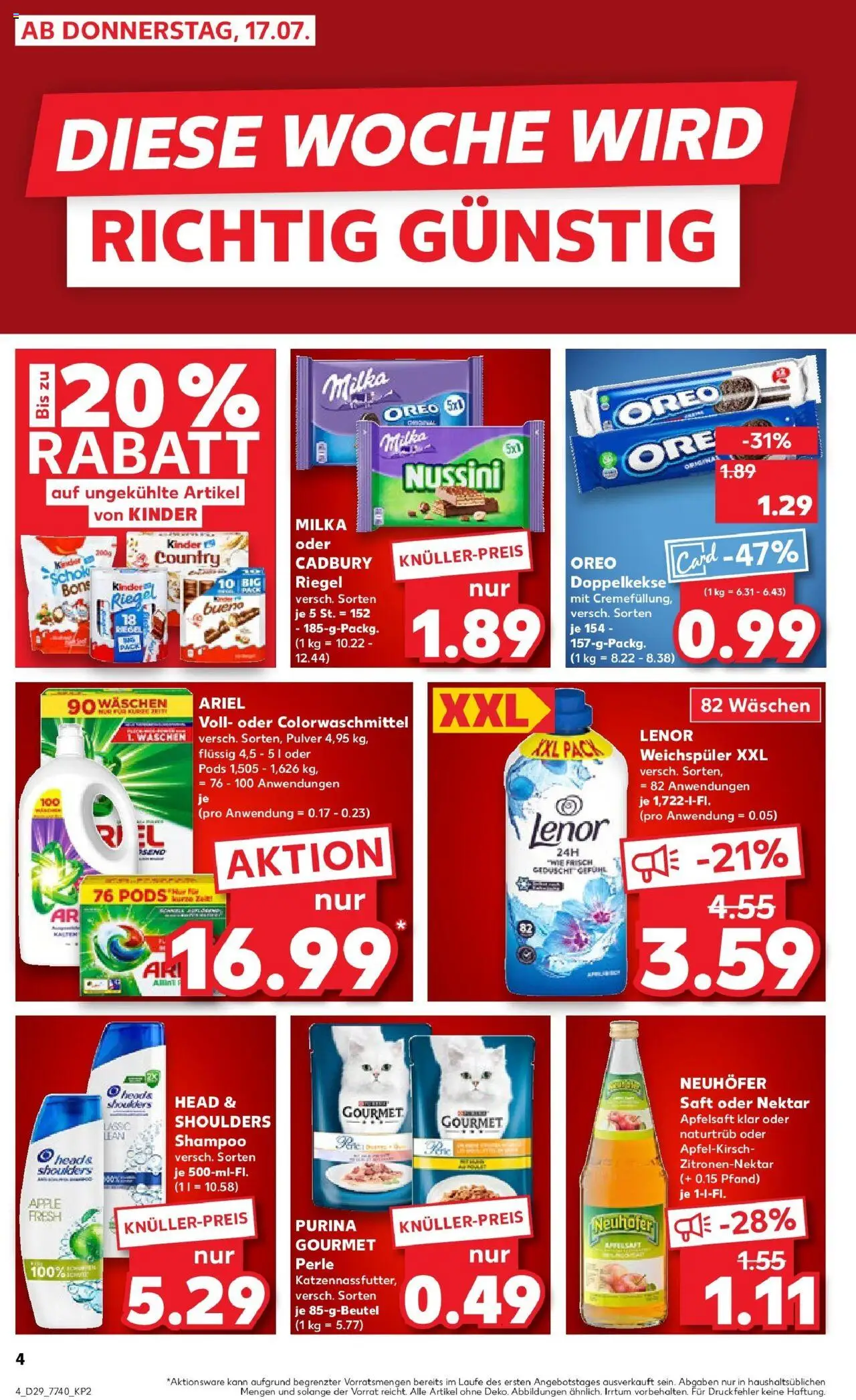 Kaufland prospekt Weiden In Der Oberpfalz	 - gültig ab dem 16.07.2025 | Seite: 6 | Produkte: Shampoo, Milka, Apfelsaft, Apple