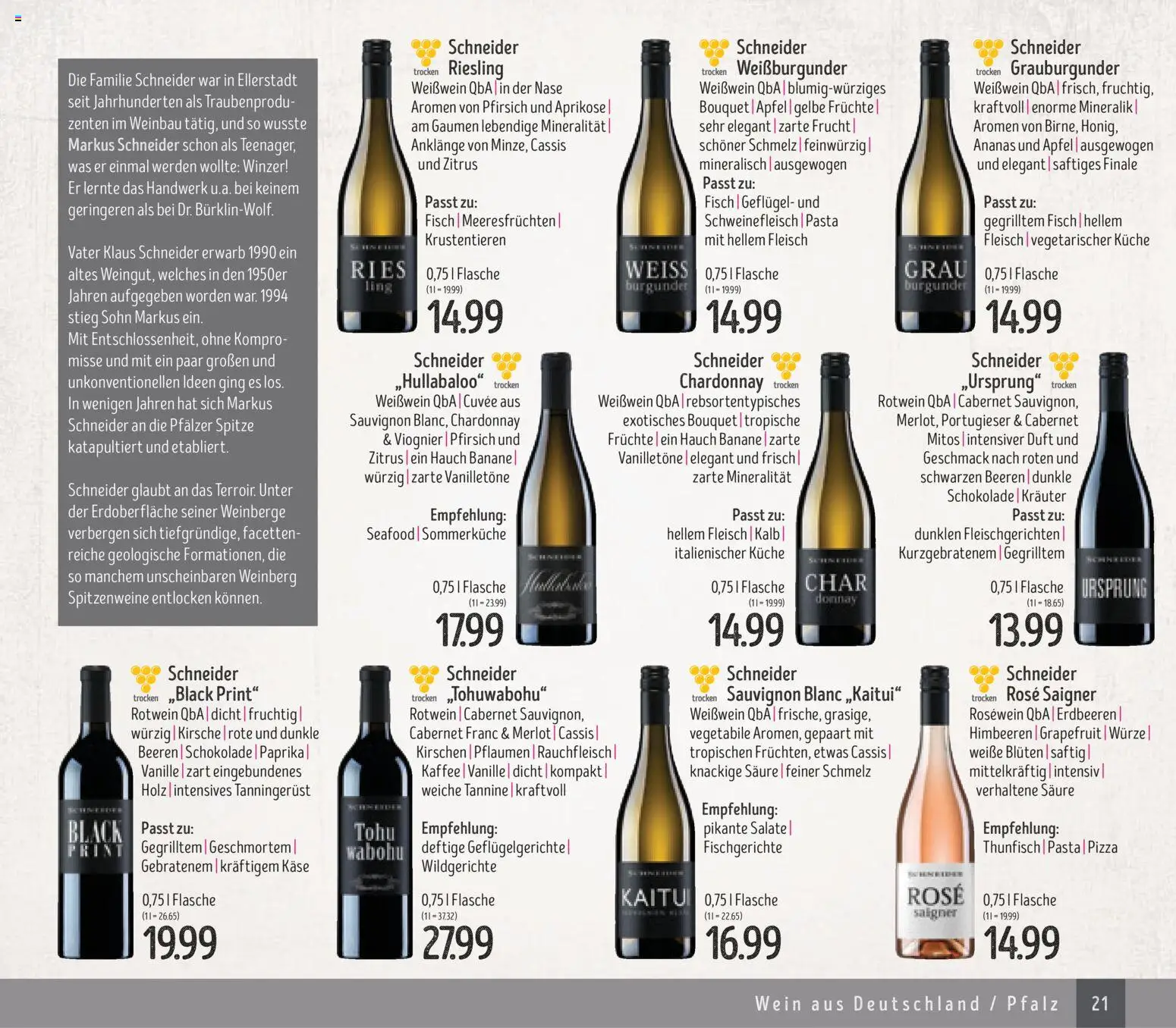 Edeka Struve Wein– und Spirituosen – gültig ab 14.11.2025 | Seite: 21 | Produkte: Schokolade, Rotwein, Pfirsich, Fleisch