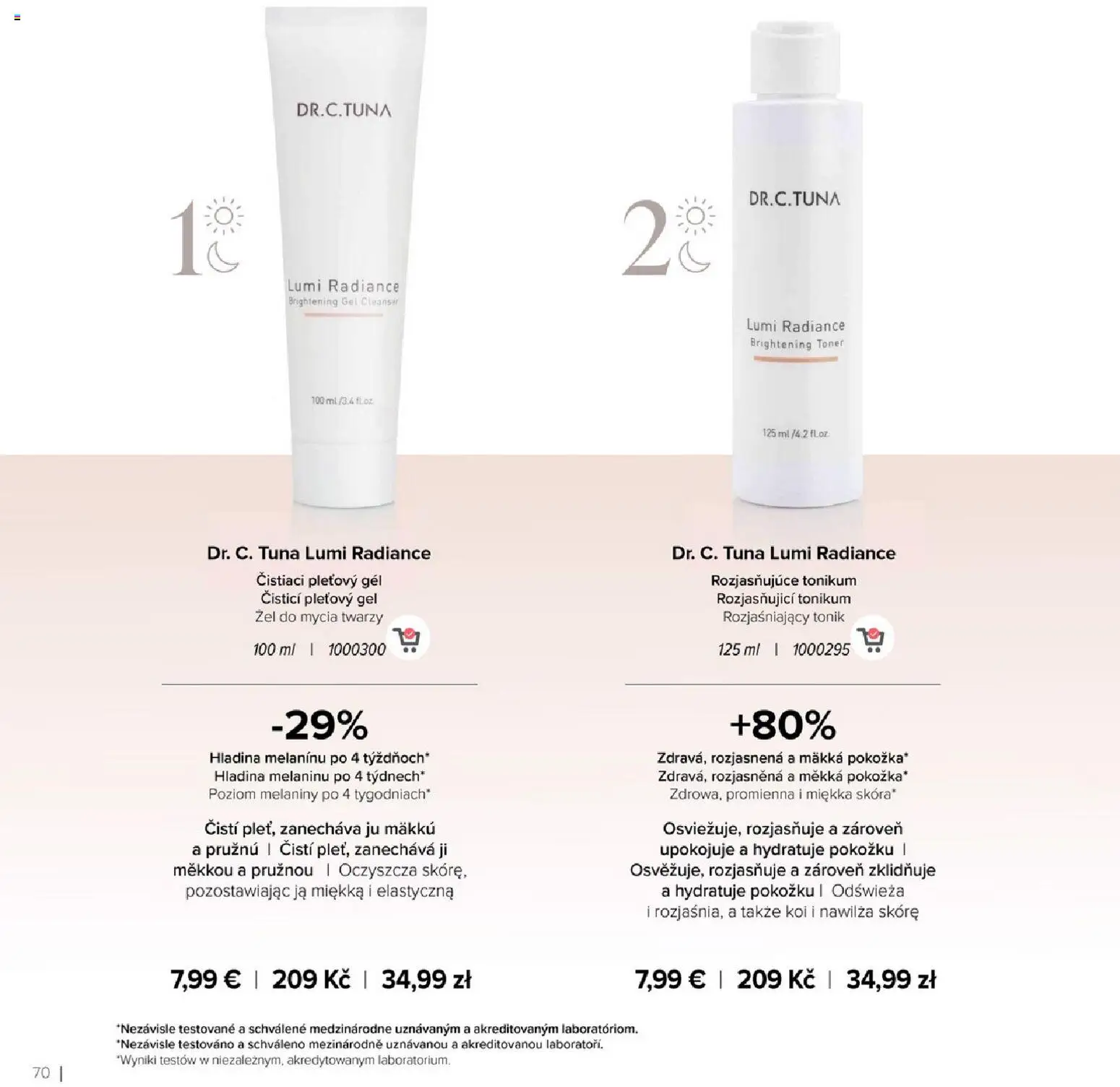 Nové Farmasi akcie – leták je platný od 01.01.2026 | Strana: 70 | Produkty: Toner