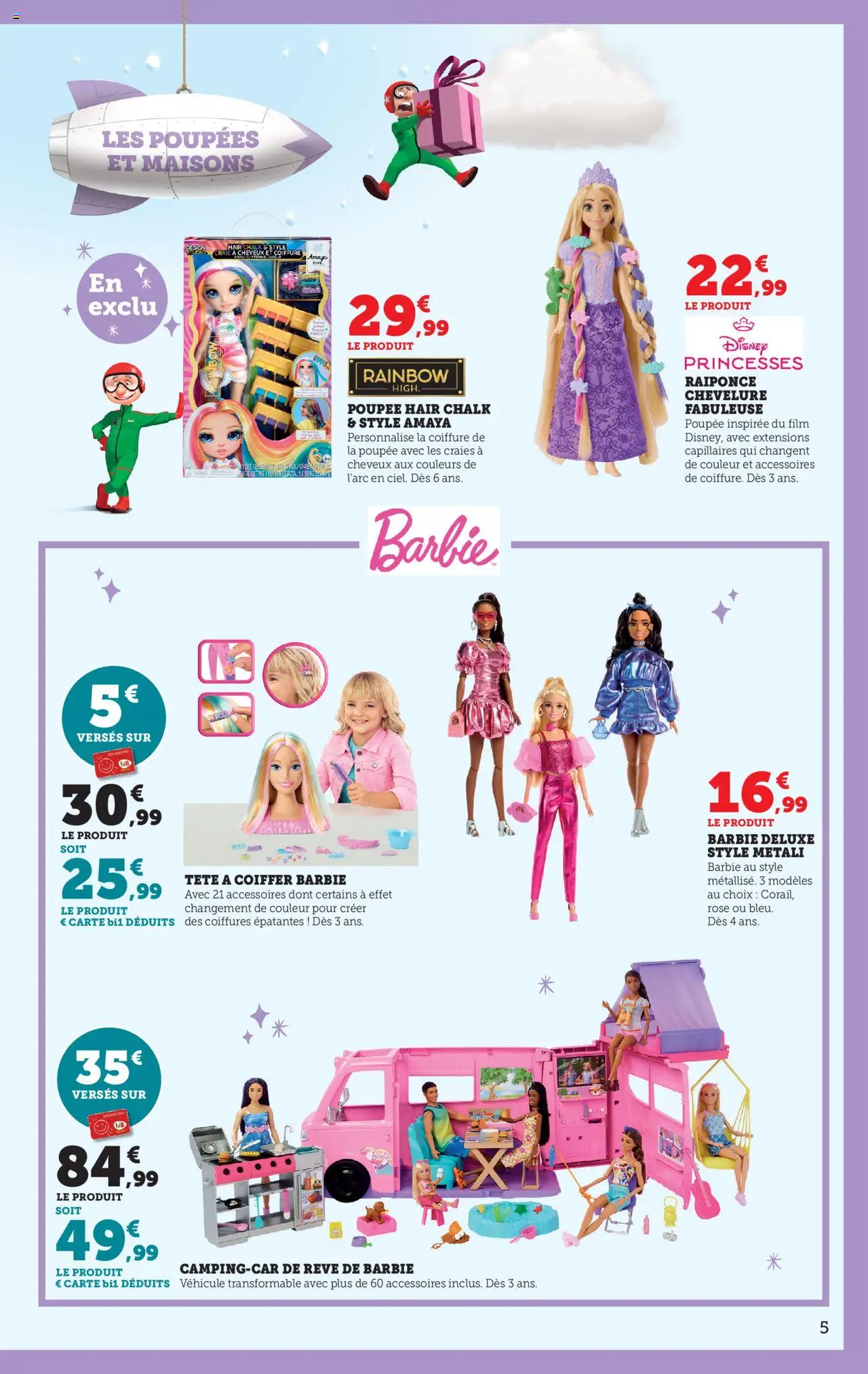 {H1} | Page: 5 | Produits: Poupée, Tête à coiffer