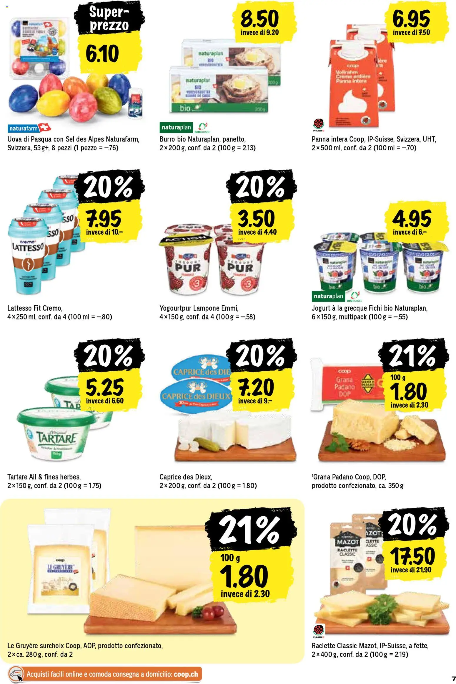 Coop aktionen IT – gültig ab 12.03.2026 | Seite: 7 | Produkte: Butter, Raclette