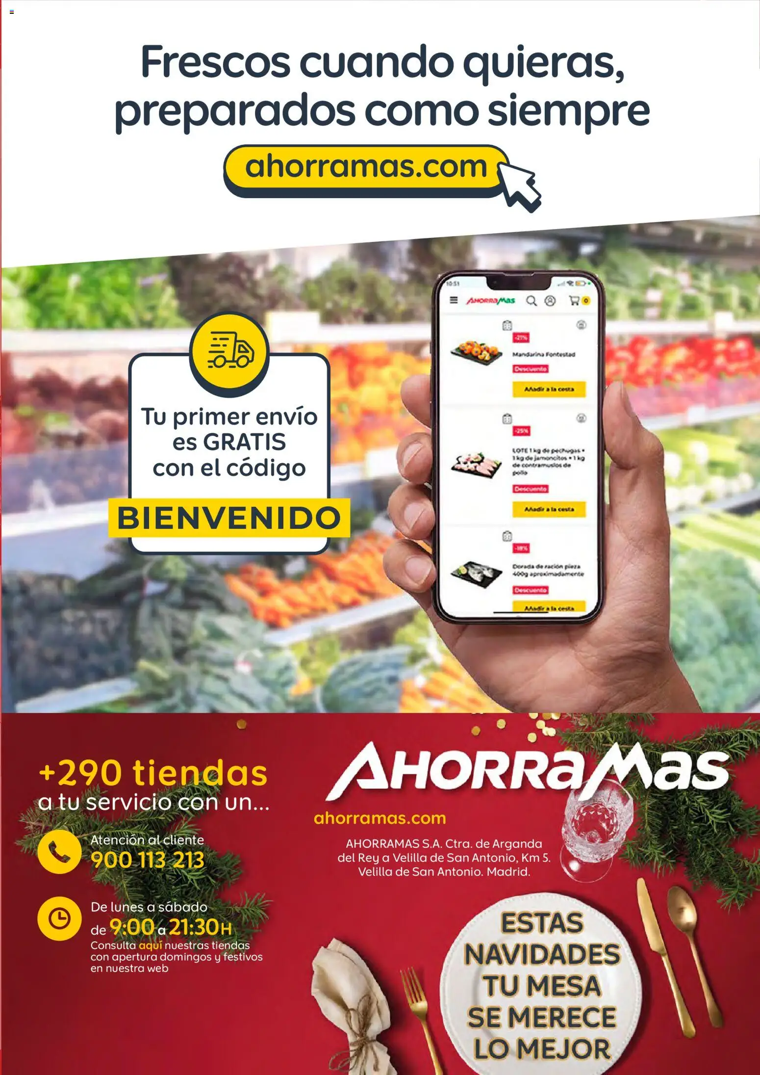 AhorraMas folleto │ válido desde el 26.12.2025 | Página: 25 | Productos: Mesa, Cesta