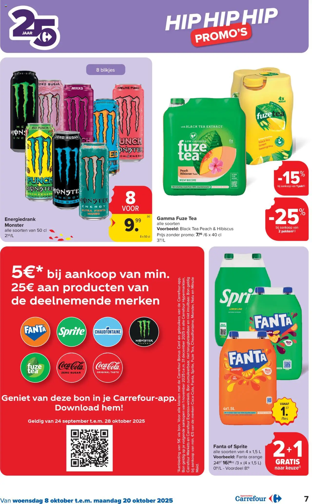 {H1} | Pagina: 7 | Producten: Sprite, Monster Energy, Monster, Mango