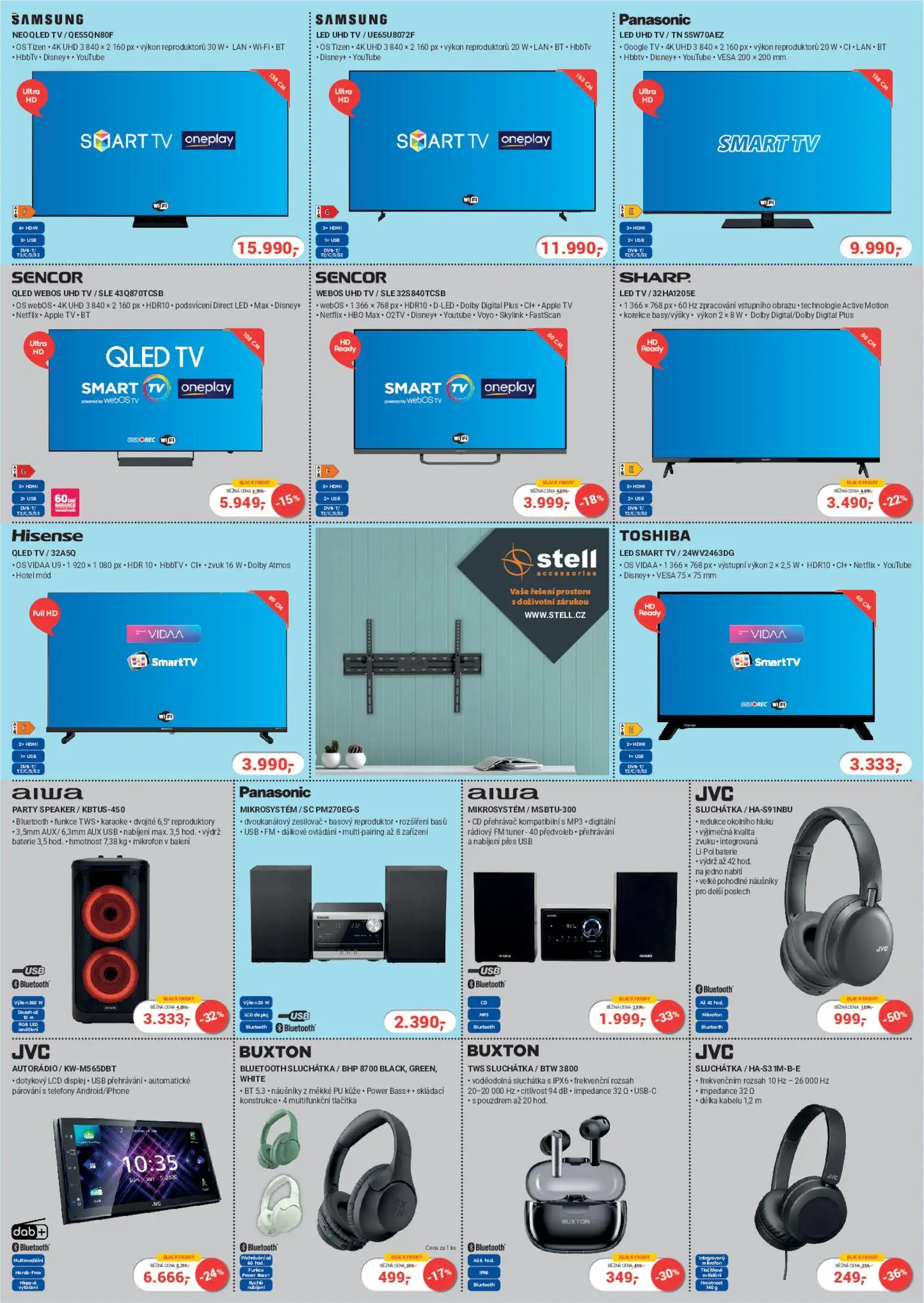 Planeo Elektro Black Friday od 07.11.2025 | Strana: 5 | Produkty: MP3, Sluchátka, Apple, Baterie