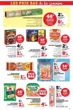  | Page: 7 | Produits: Sucre de canne, Pain, Porc, Céréales